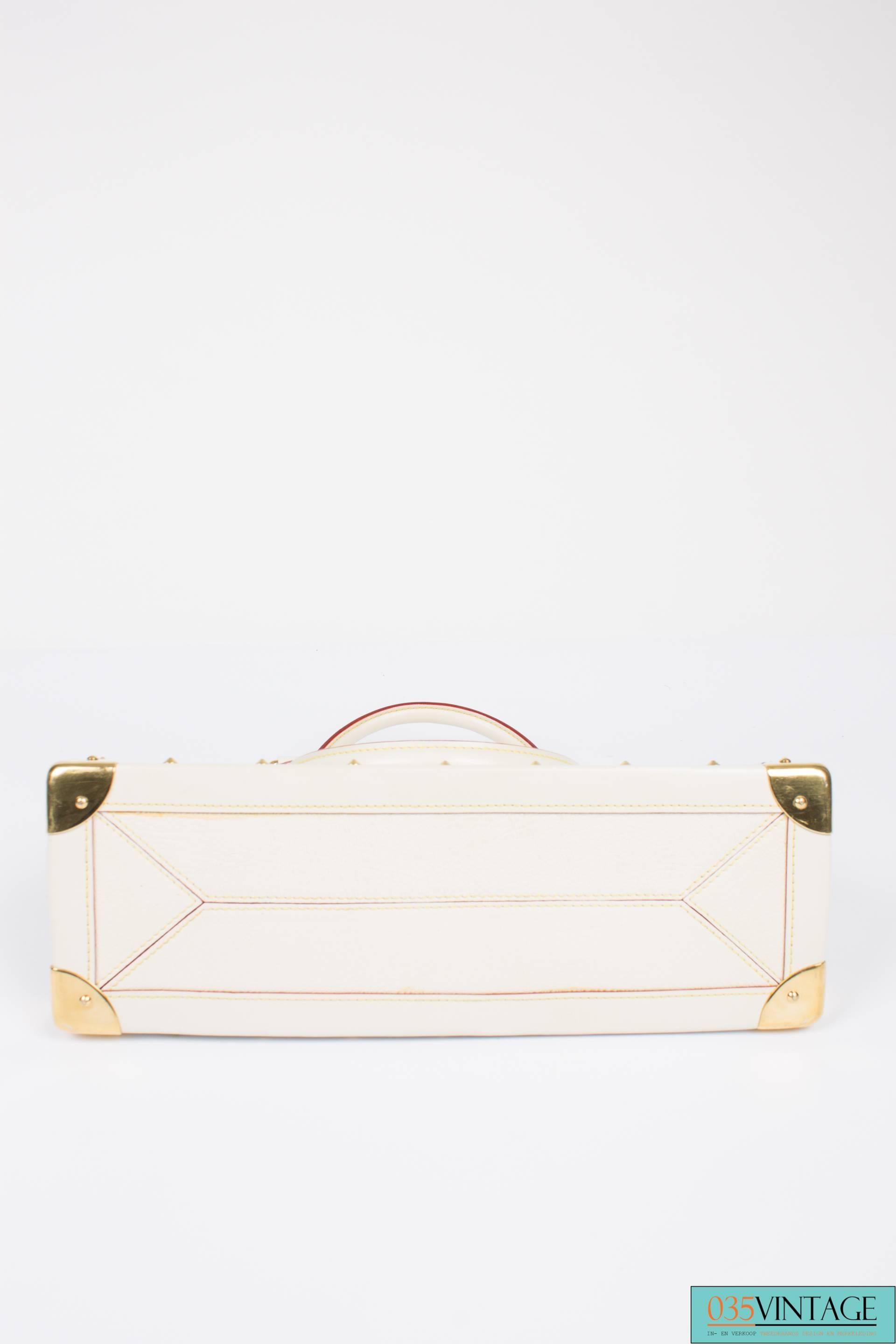 Louis Vuitton Suhali Le Fabuleux Blanc - leather off-white In Good Condition In Baarn, NL
