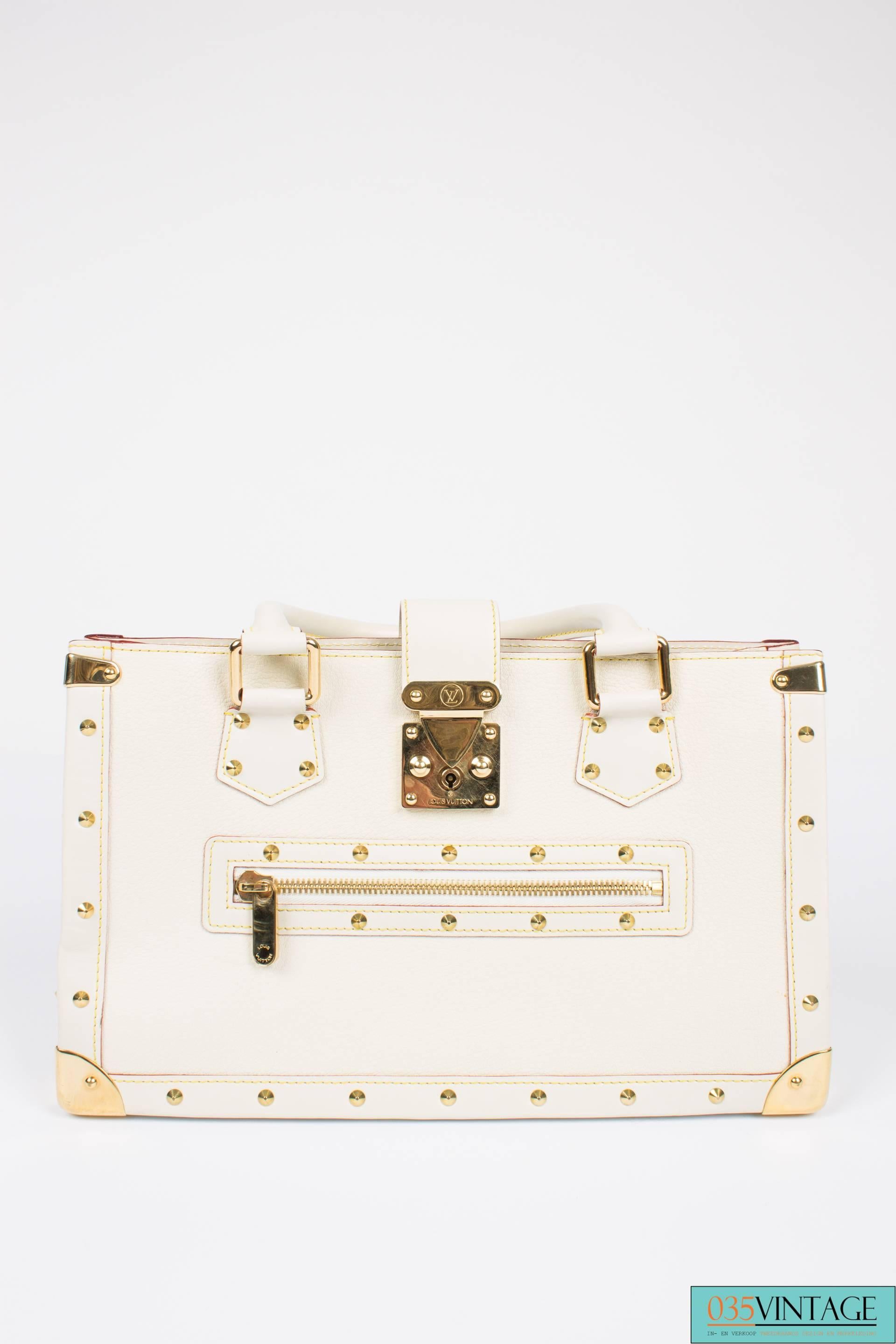 Beige Louis Vuitton Suhali Le Fabuleux Blanc - leather off-white