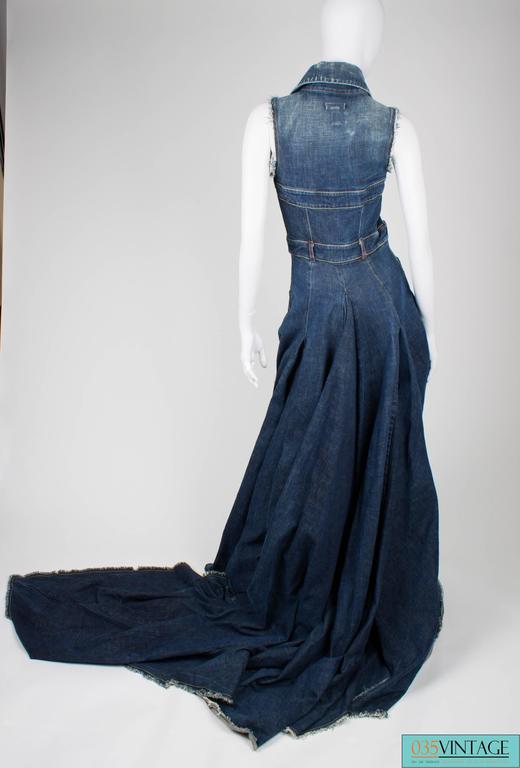 Diesel Denim  Dress  Limited Edition blue  jeans  at 1stdibs