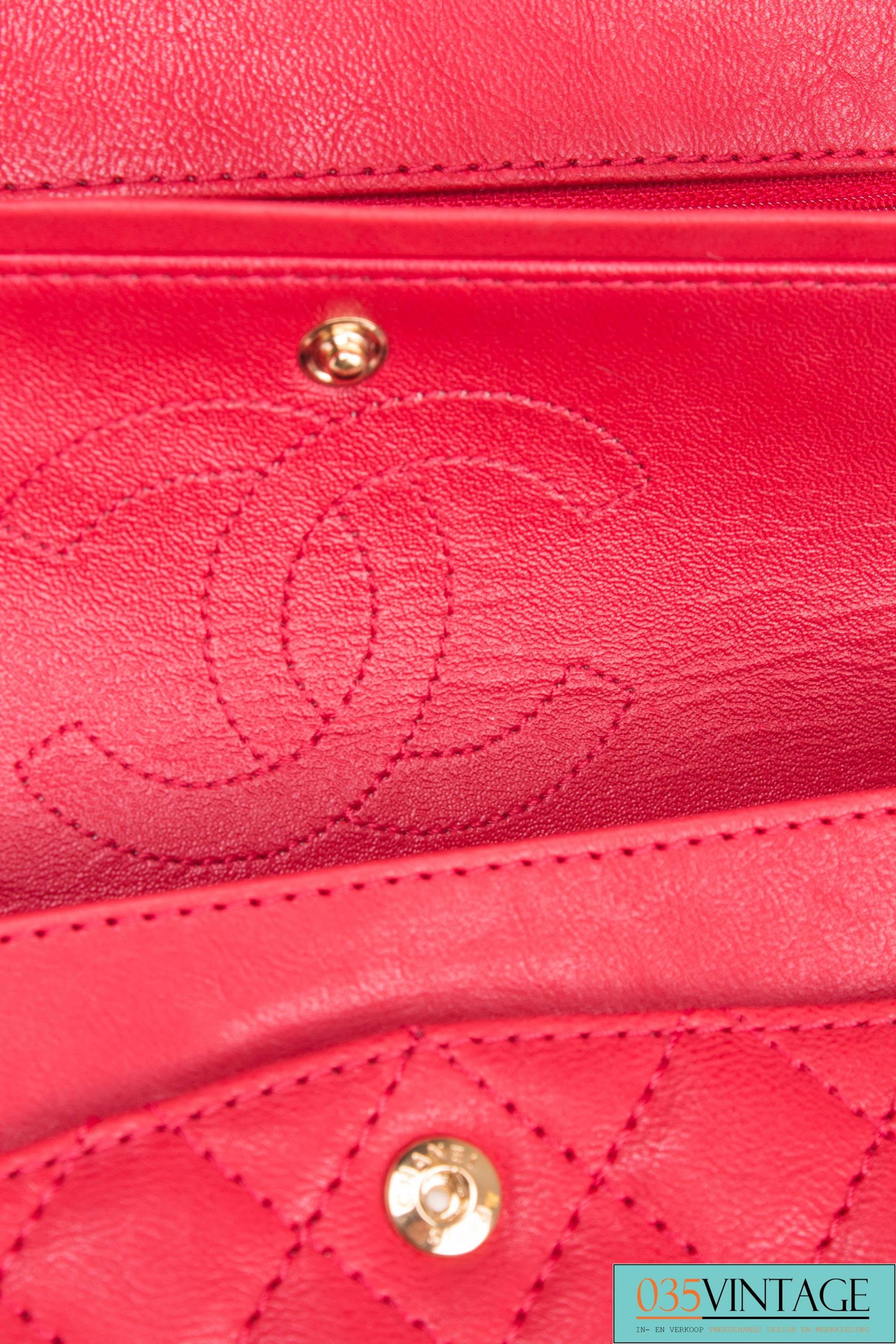 Women's Chanel 2.55 Reissue Classic Mini Double Flap Bag Mademoiselle Lock - red