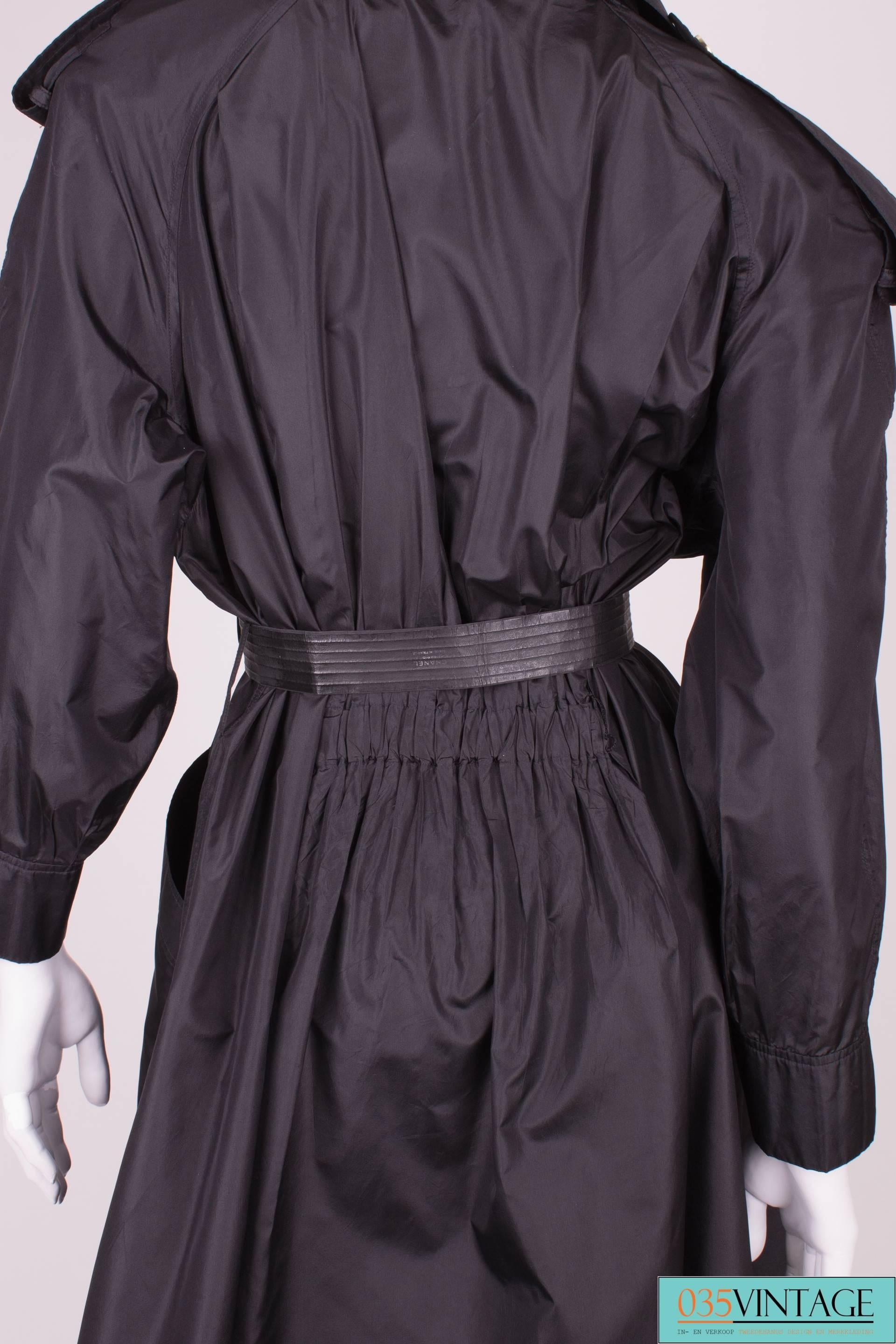 Chanel Vintage Trenchcoat - black 1988 2