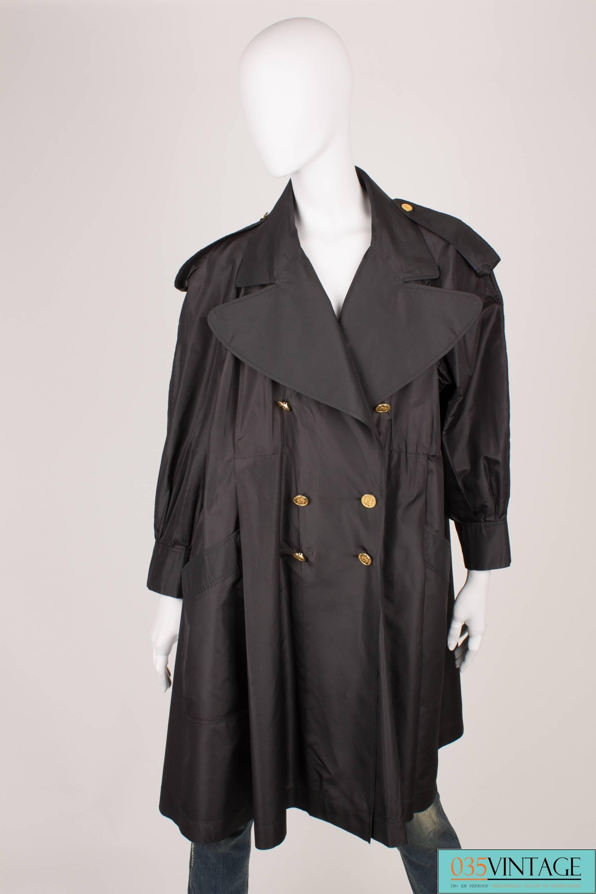 Chanel Vintage Trenchcoat - black 1988 1