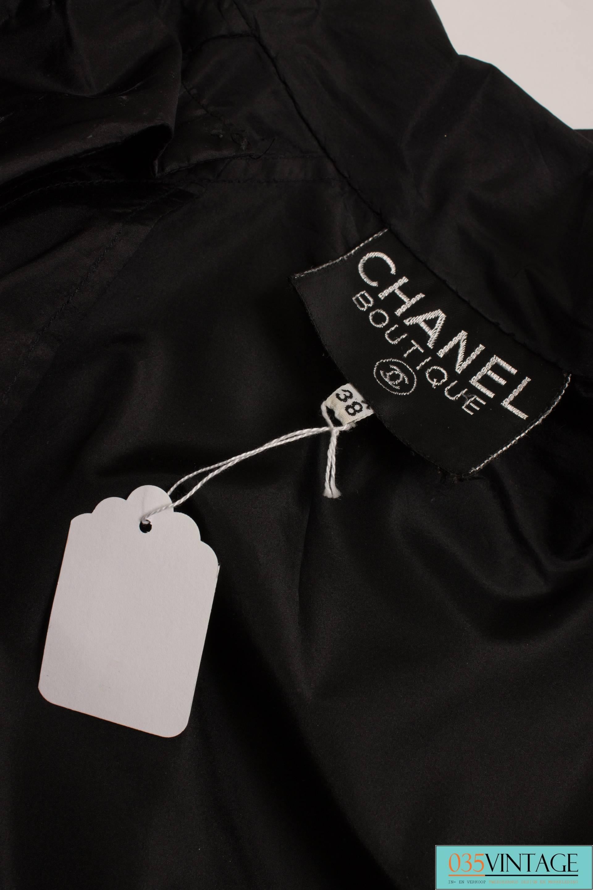 Chanel Vintage Trenchcoat - black 1988 3