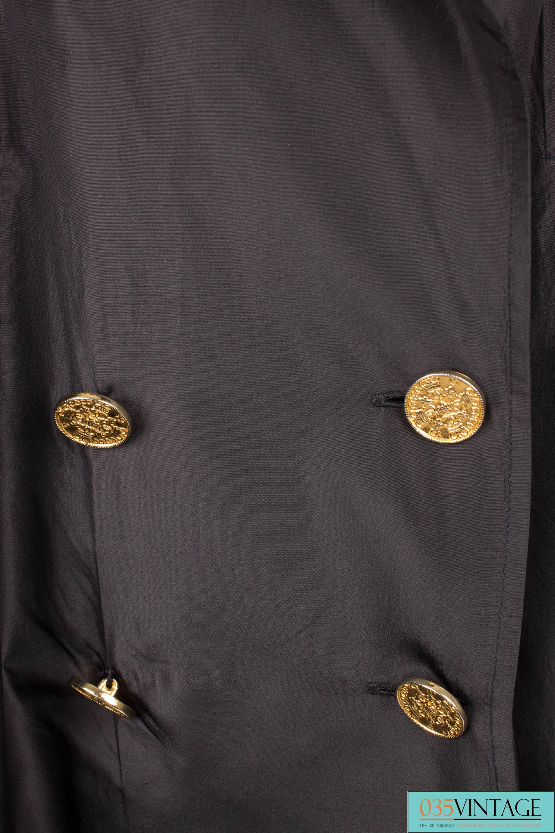 Chanel Vintage Trenchcoat - black 1988 5