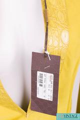 Gucci Suede Tunic Dress with Crocodile Leather Trim - Spring 2013