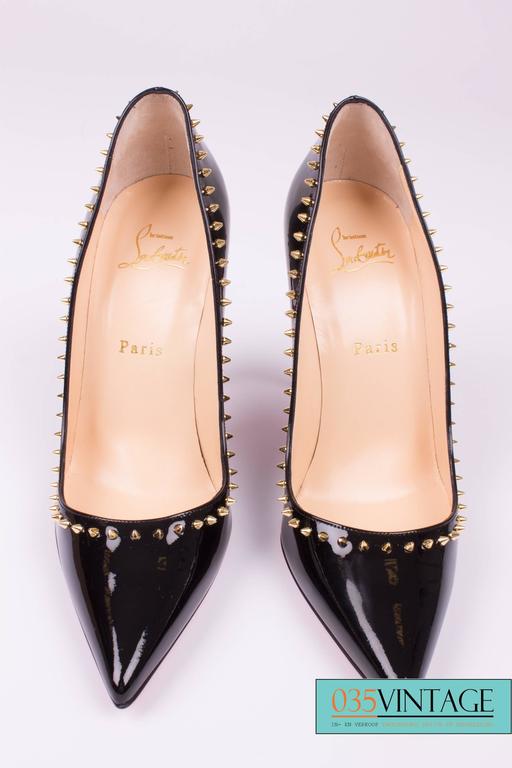 Louboutin Pumps - So Kate! Anjalina studded patent leather at 1stDibs