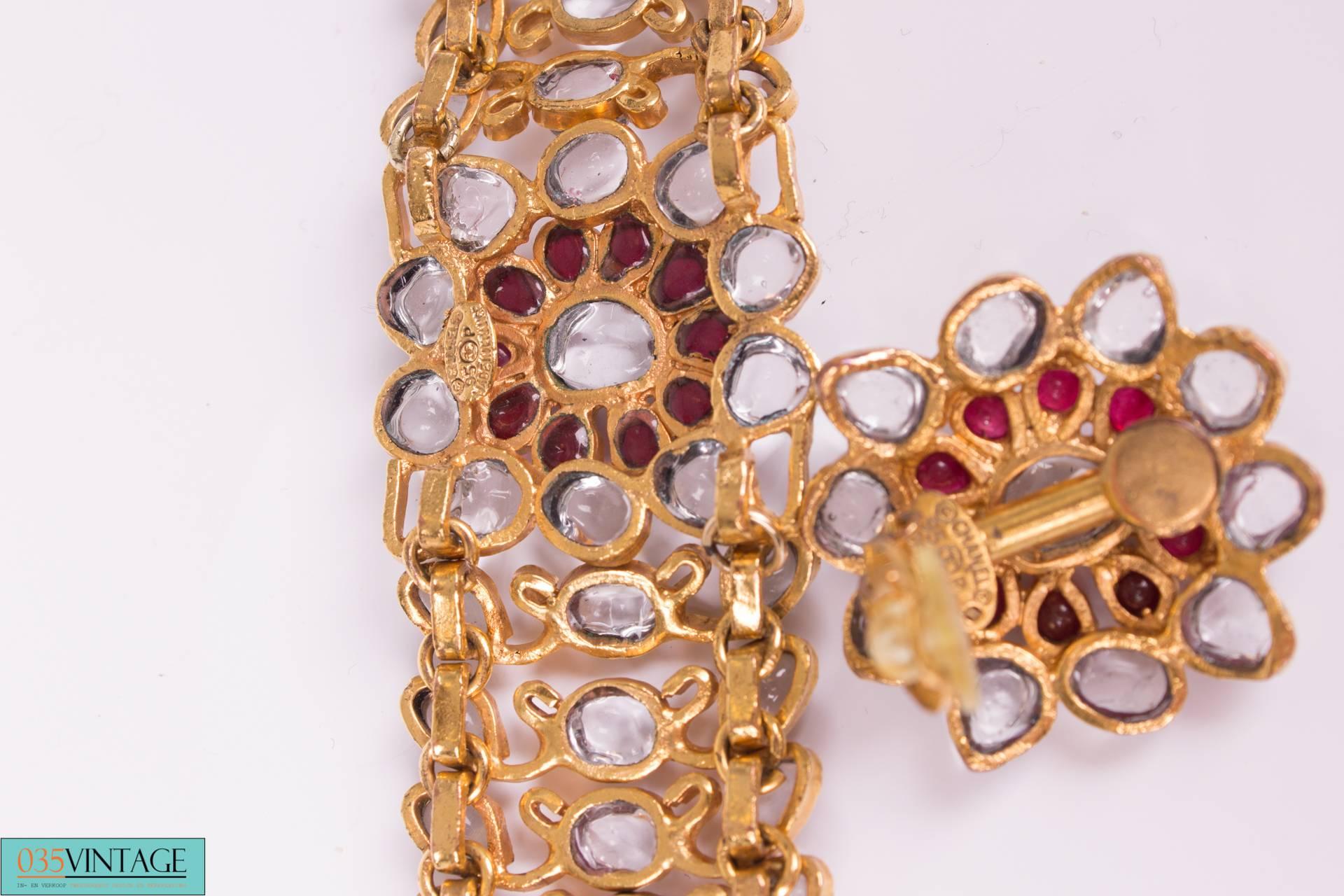 Chanel Byzantine Bracelet - gold  In Excellent Condition In Baarn, NL