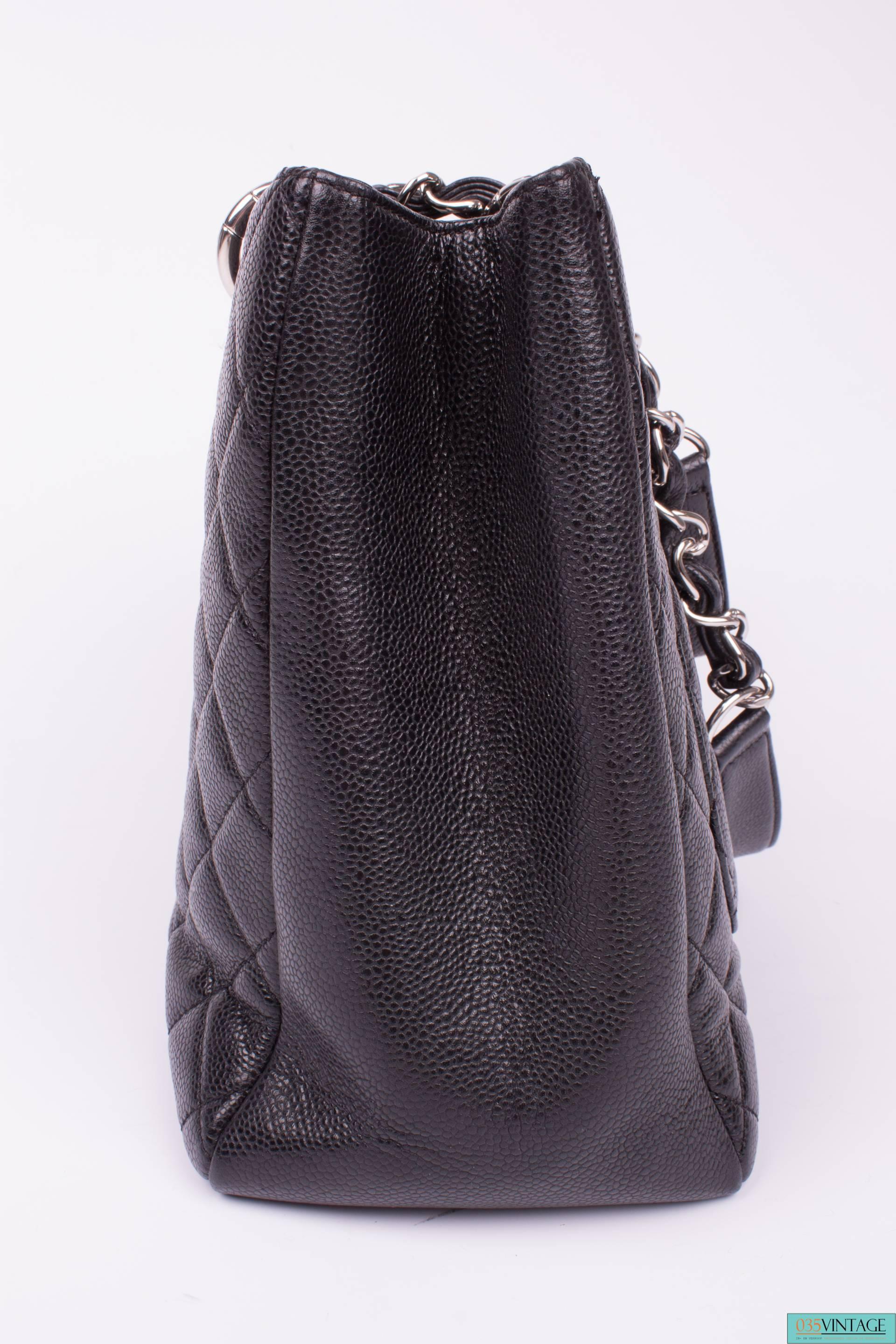 Chanel Grand Shopper Bag - black caviar leather 1