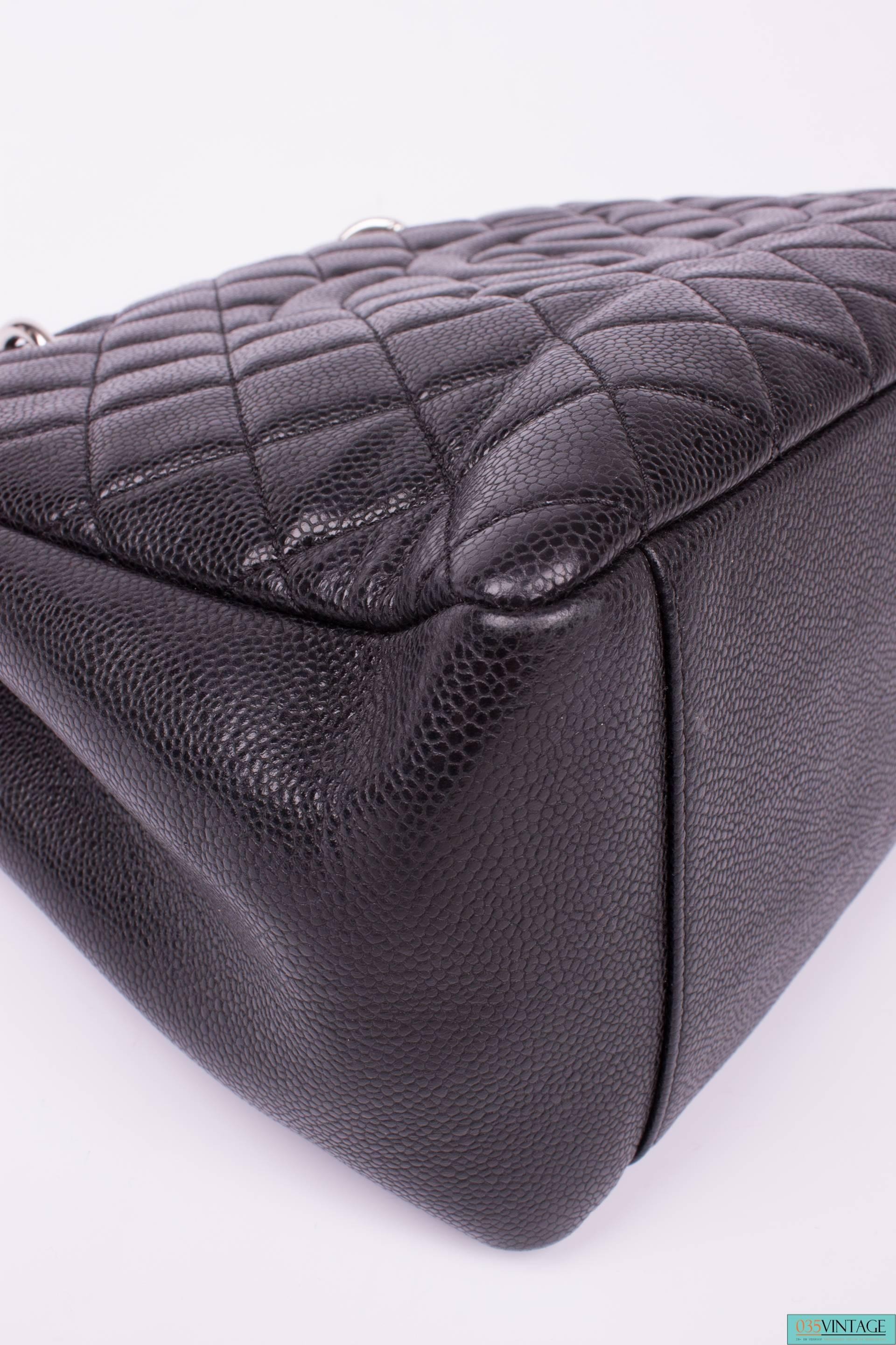 Chanel Grand Shopper Bag - black caviar leather 3