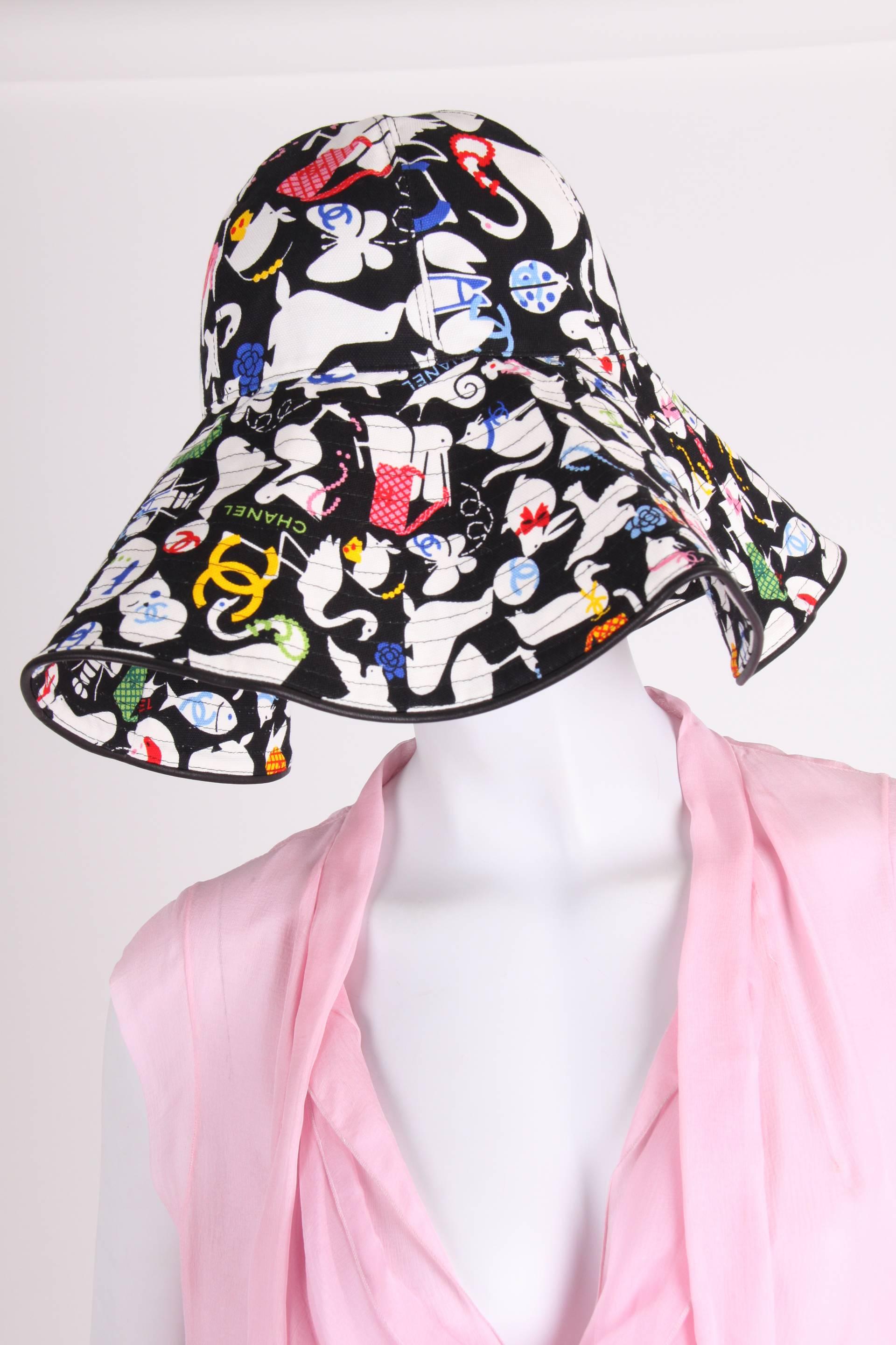 chanel sun hat