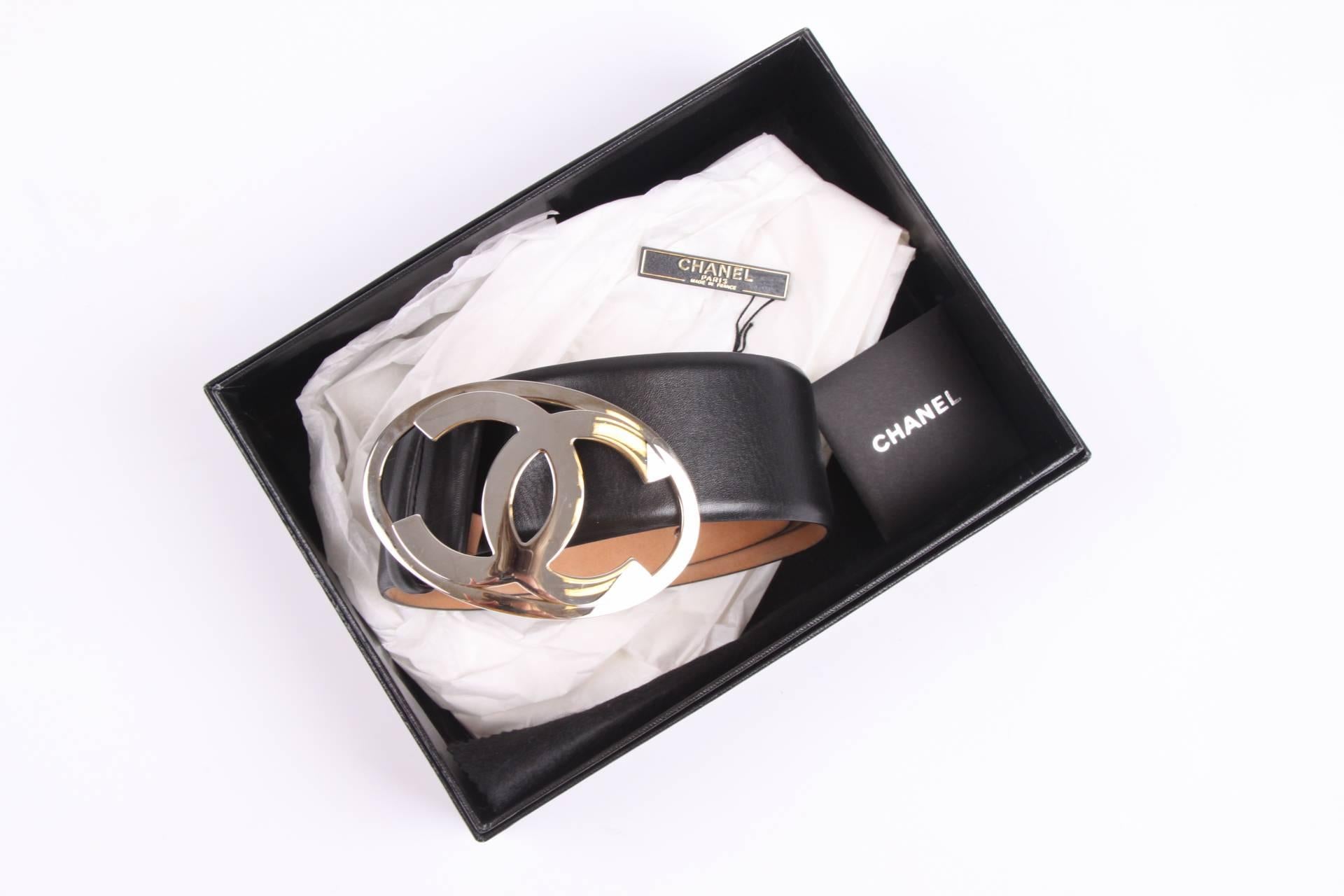 chanel leather belts