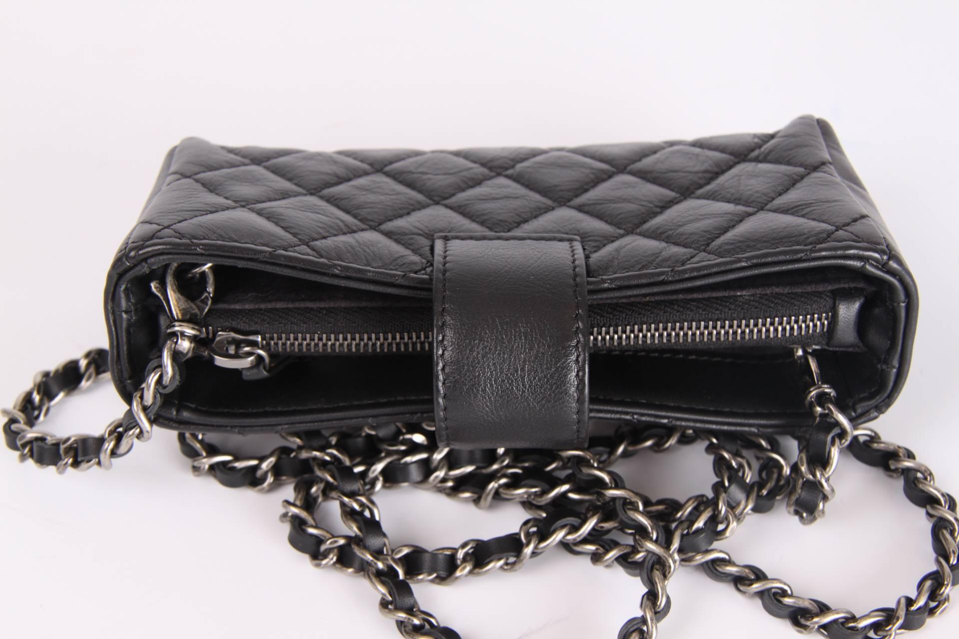 Women's Chanel Reissue Lucky Charm Symbol 2.55 Small Clutch - black 
