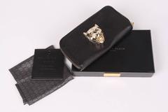 Philipp Plein Panther Zip Around Wallet 'Bowie'- black
