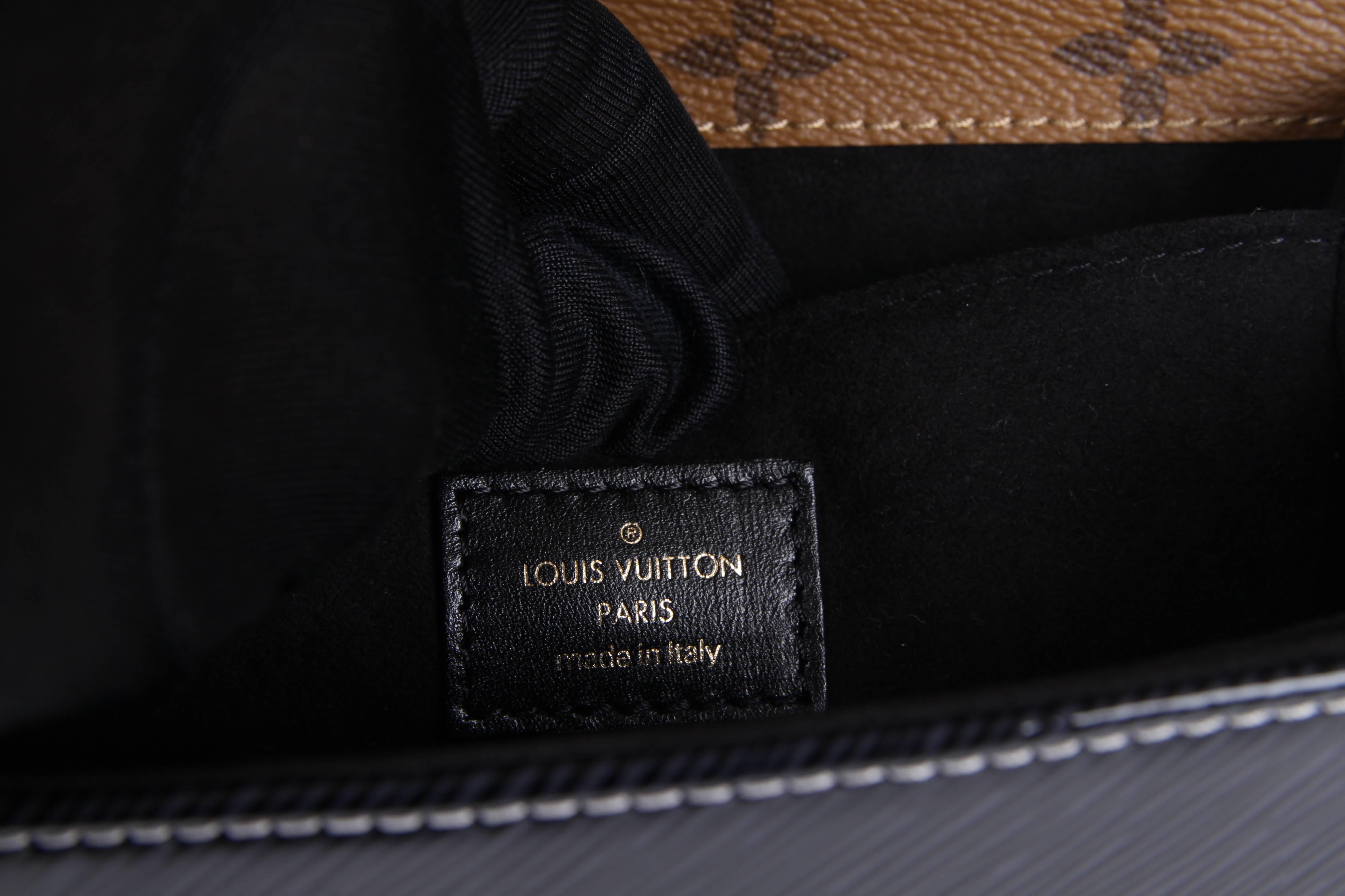 Louis Vuitton Shiny Epi Pochette Métis Mini 2017 - dark blue/brown 1