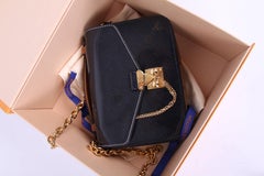 Louis Vuitton Shiny Epi Pochette Métis Mini 2017 - dark blue/brown