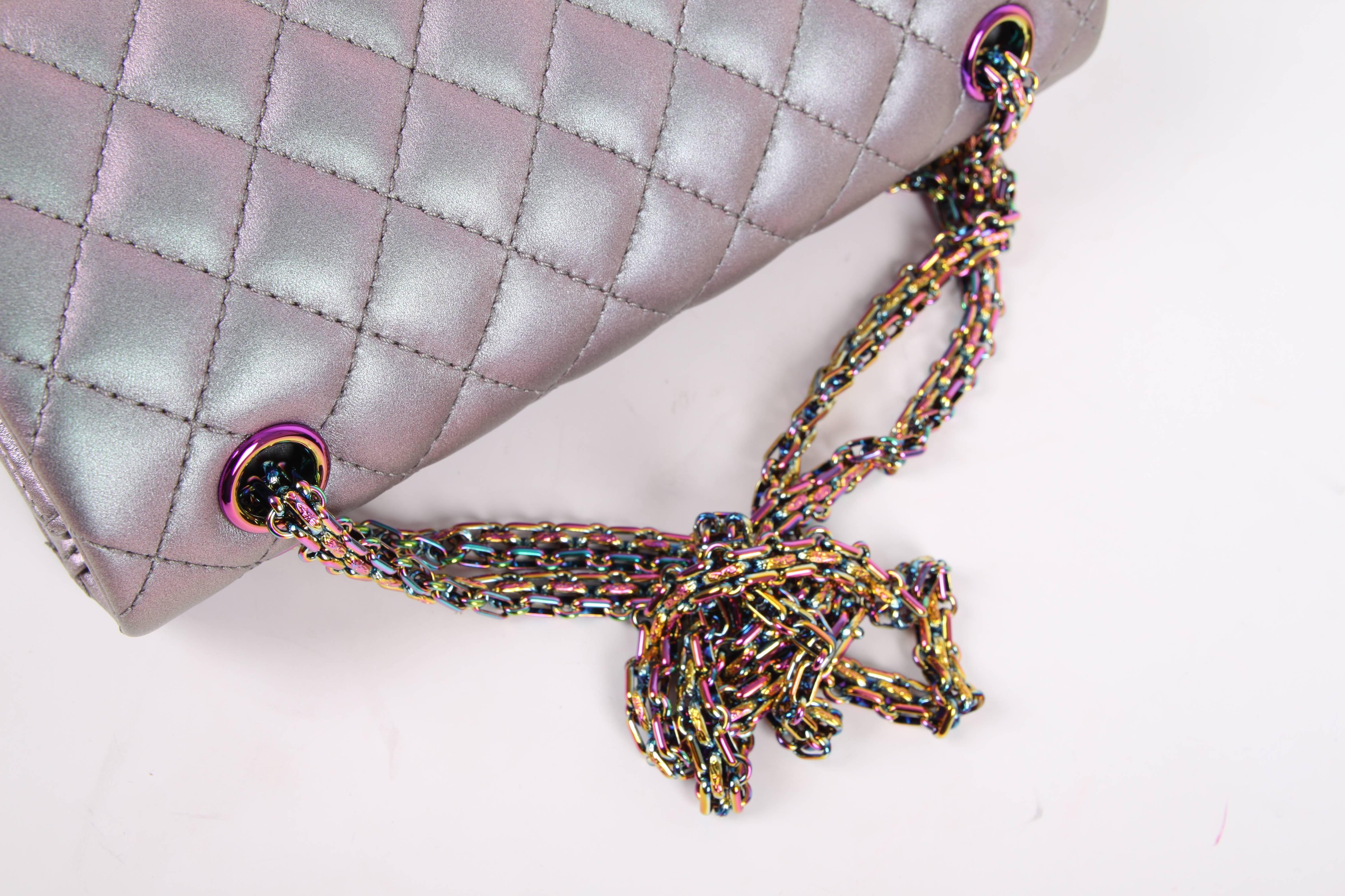 Women's or Men's   Chanel Medium 2.55 Reissue Double Flap Bag - Lilac Iridescent Mermaid   