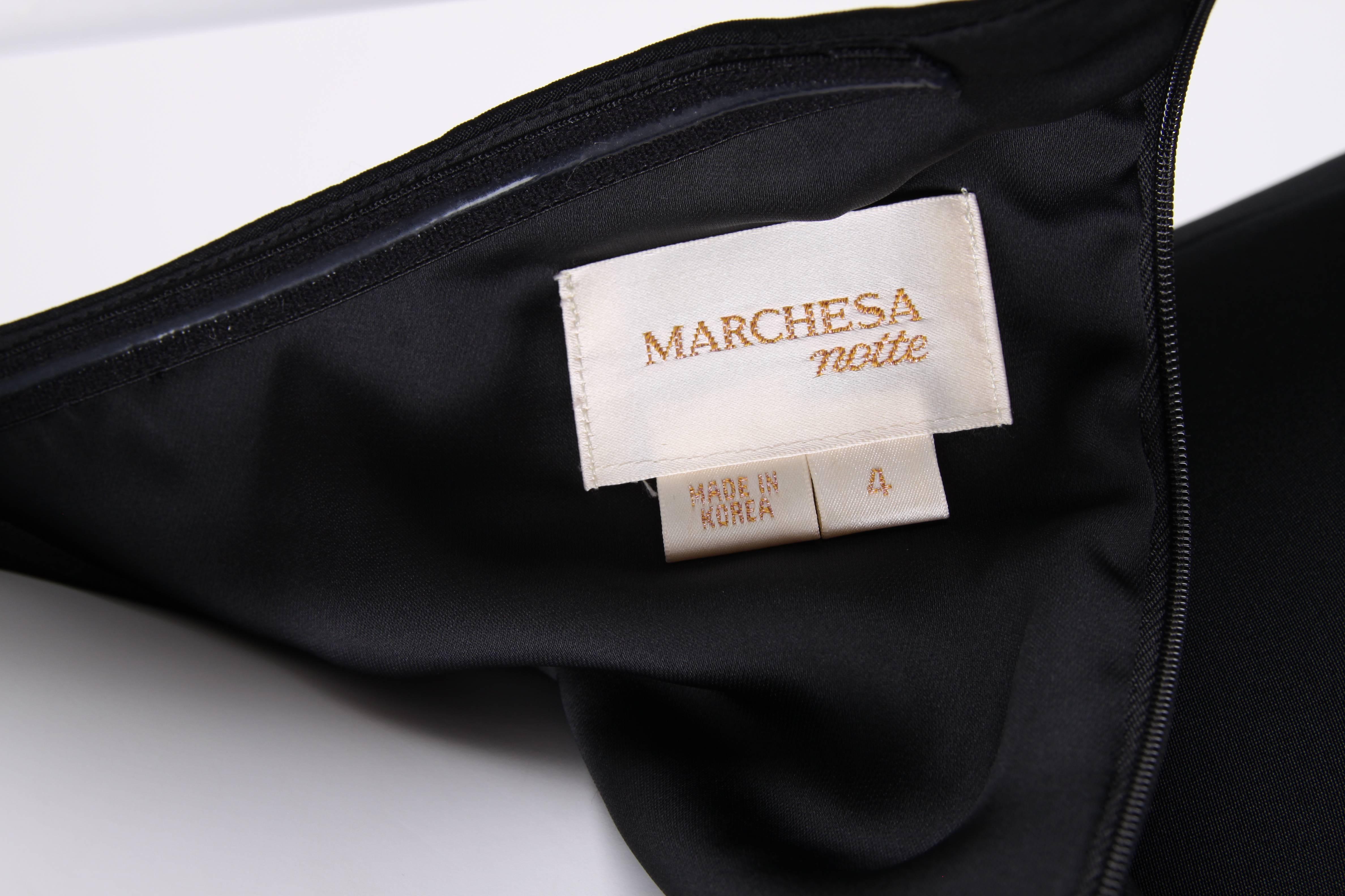 Black   Marchesa Notte One-Shoulder Silk Dress - black   Marchesa Notte One-Shoulder S