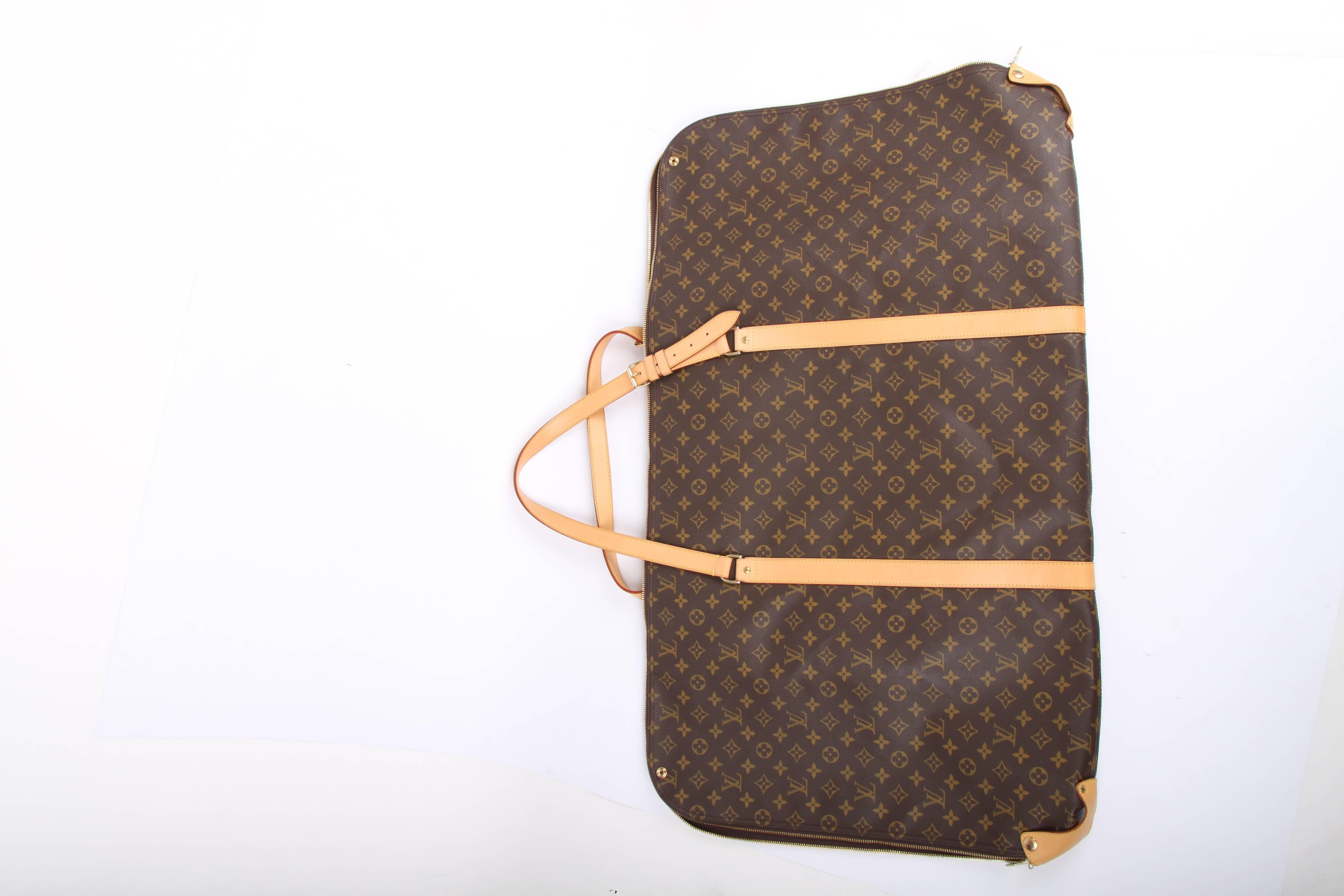 Brown Louis Vuitton Kabul Garment Bag - brown