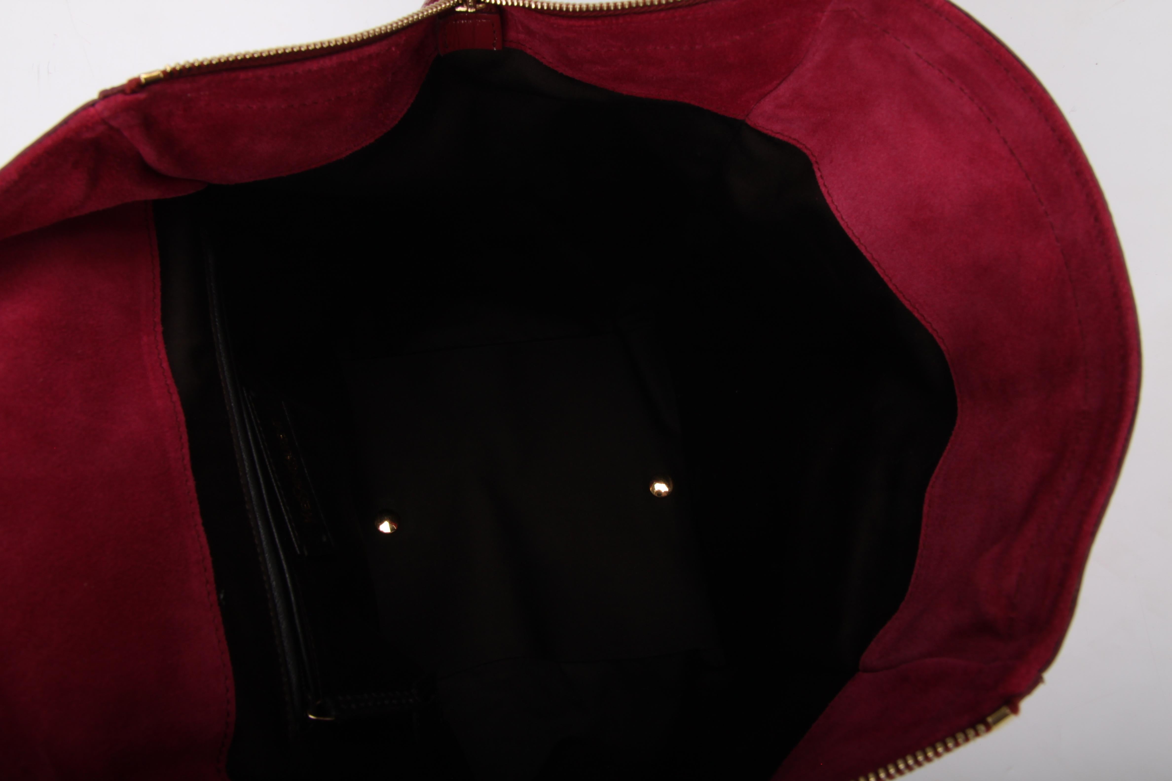 ysl black bag red inside