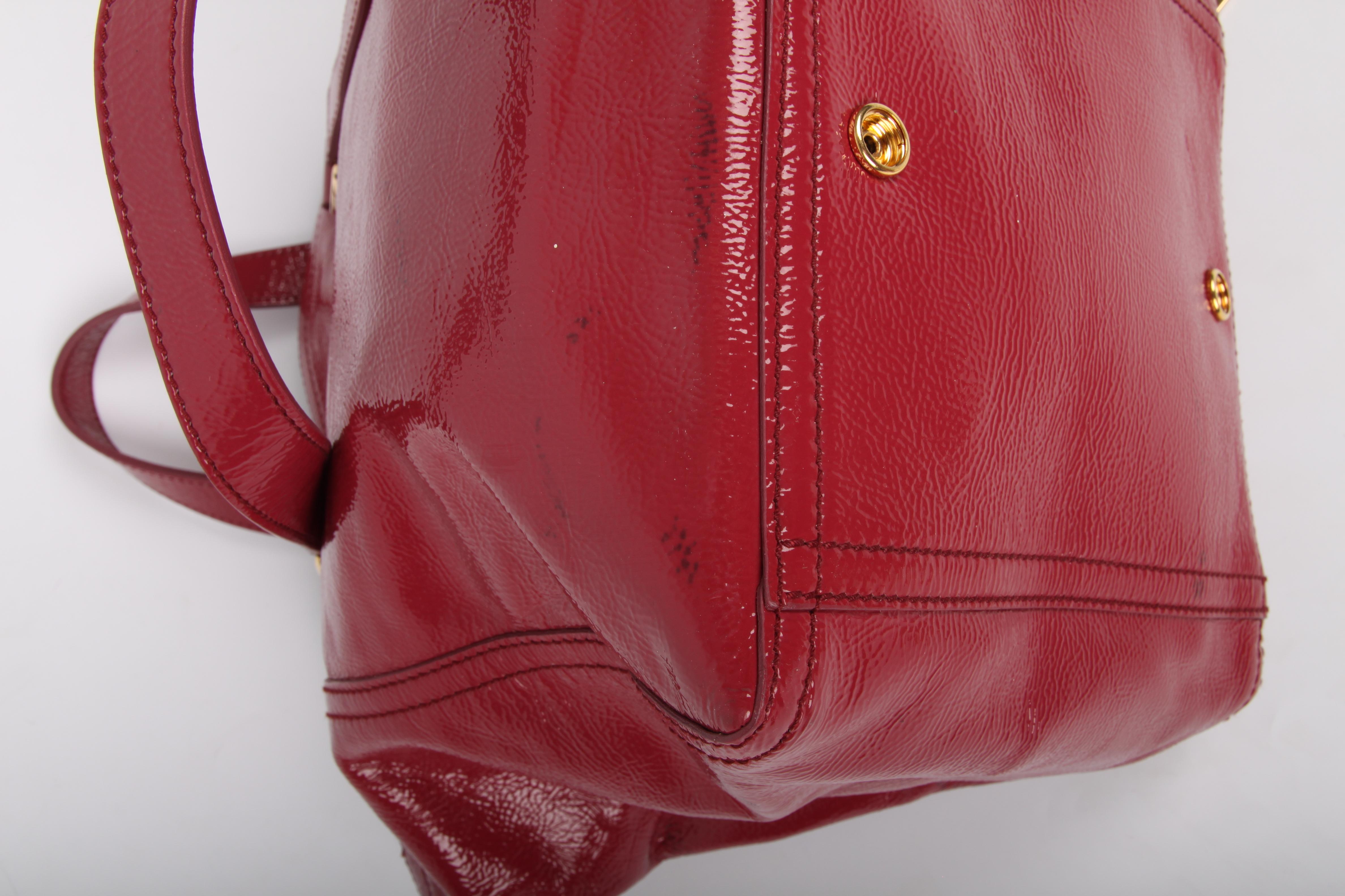 Yves Saint Laurent Downtown Bag Patent Leather - pink 1