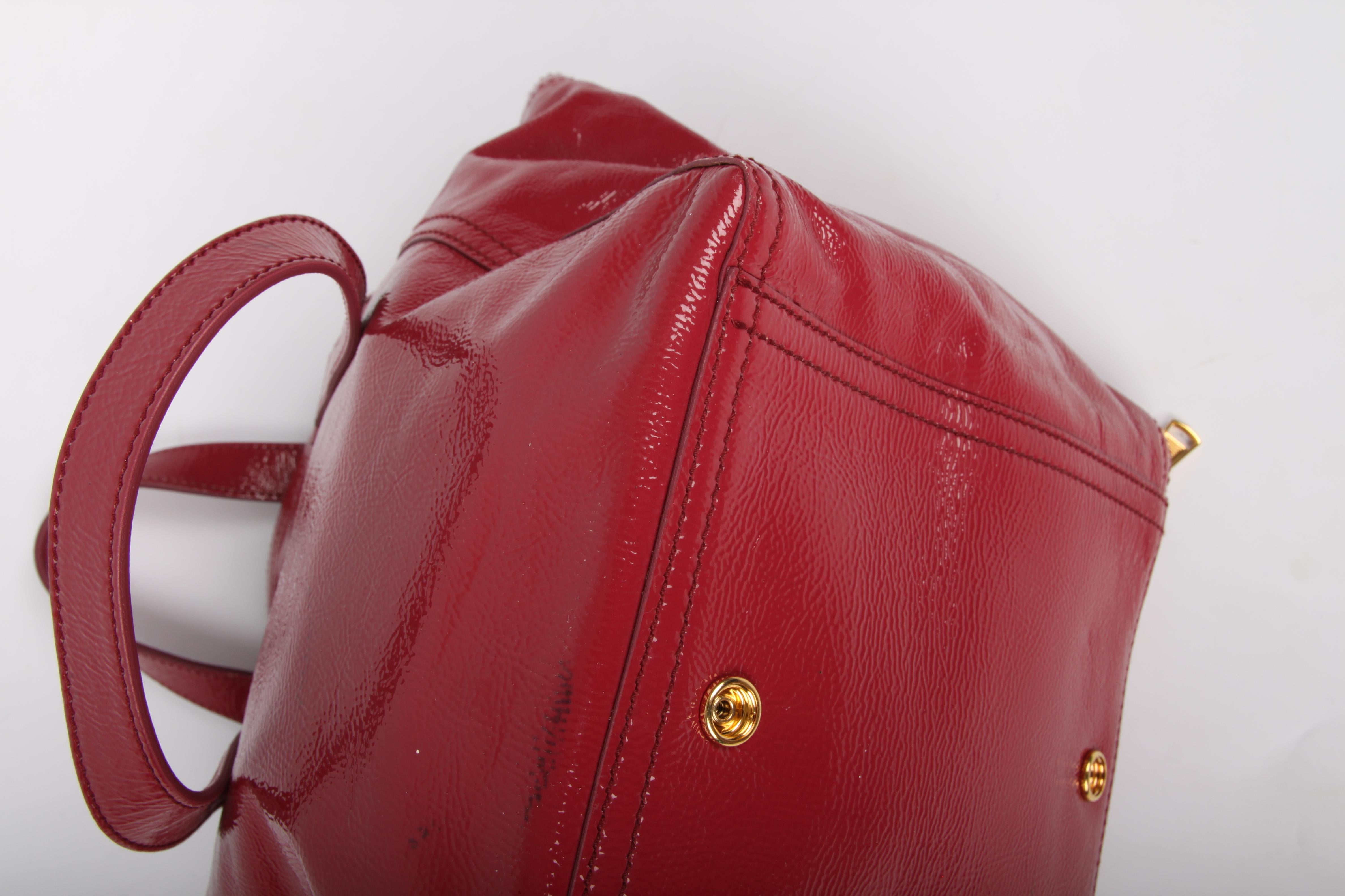 Yves Saint Laurent Downtown Bag Patent Leather - pink 2