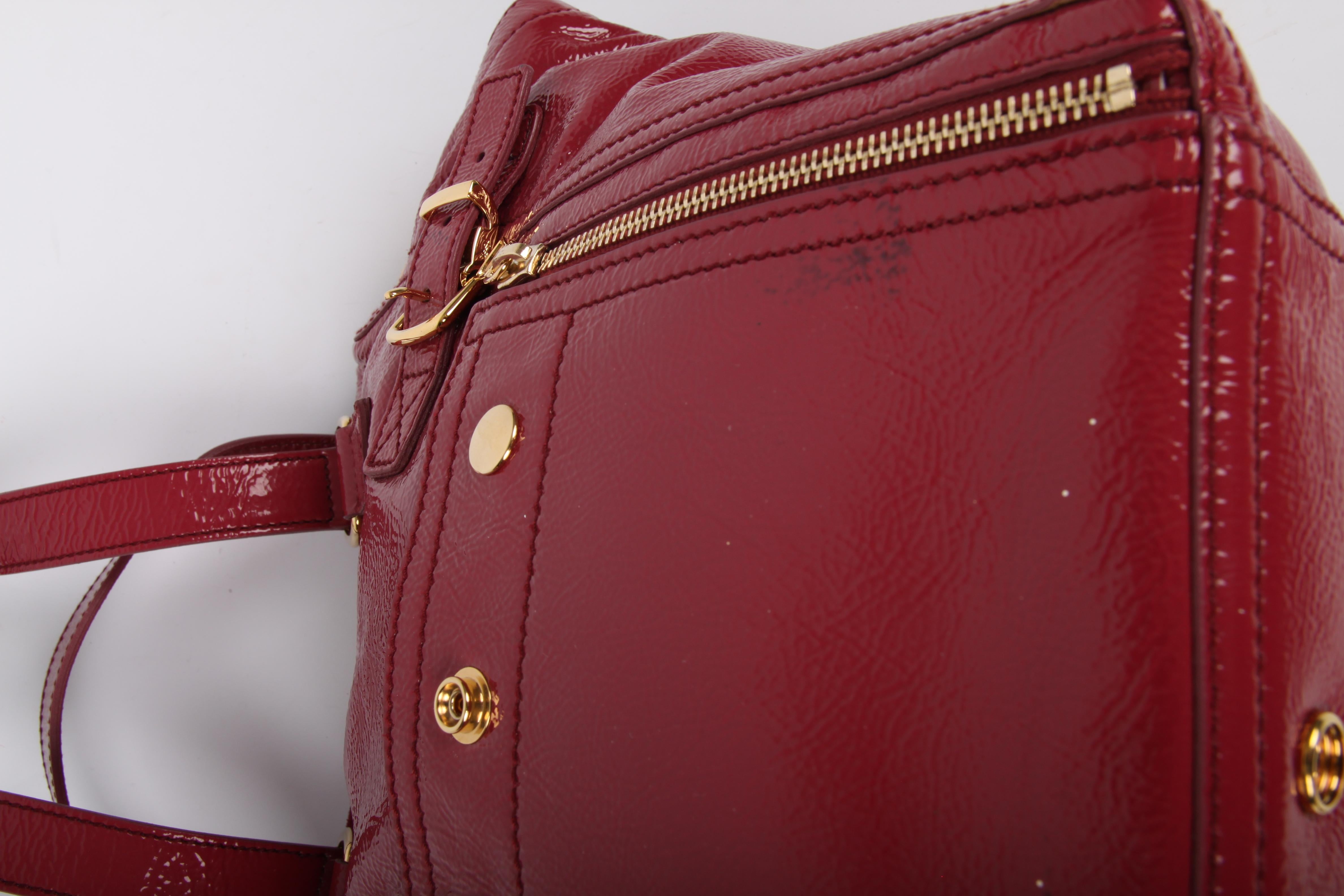 Yves Saint Laurent Downtown Bag Patent Leather - pink 3