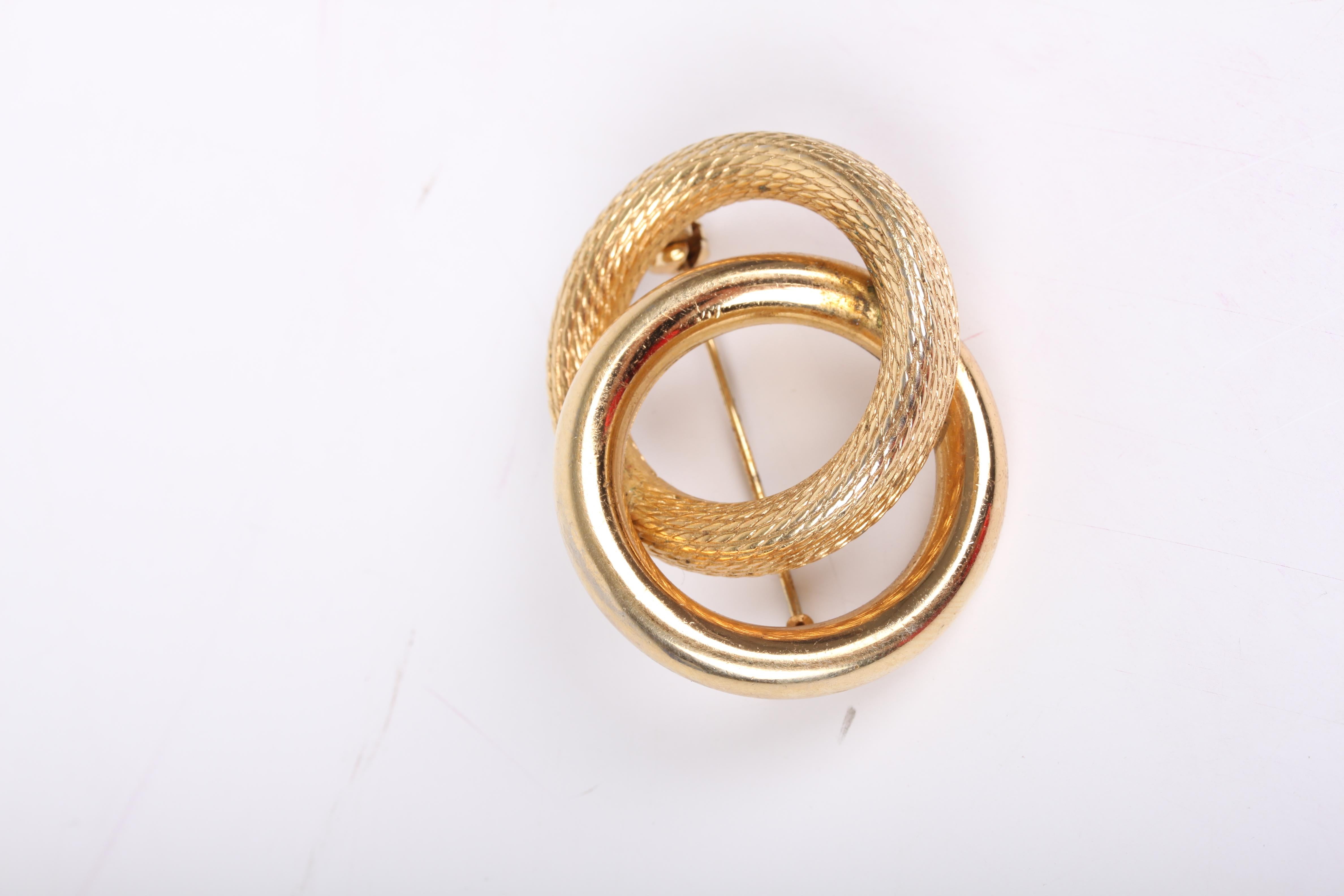 Women's Christian Dior Vintage gold-plated Brooch, 1958  For Sale