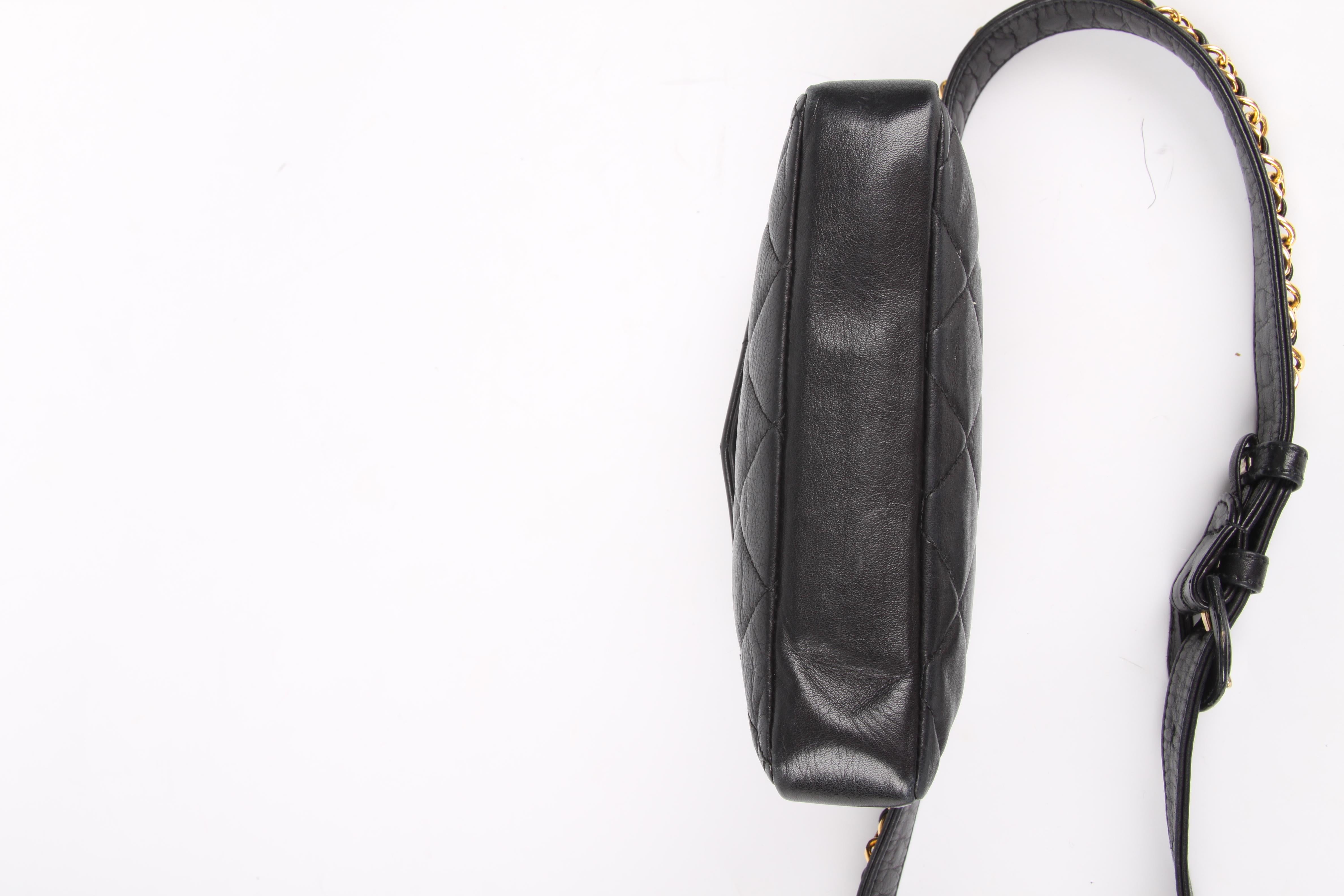 Women's or Men's Chanel Belt Bag Leather - black/gold