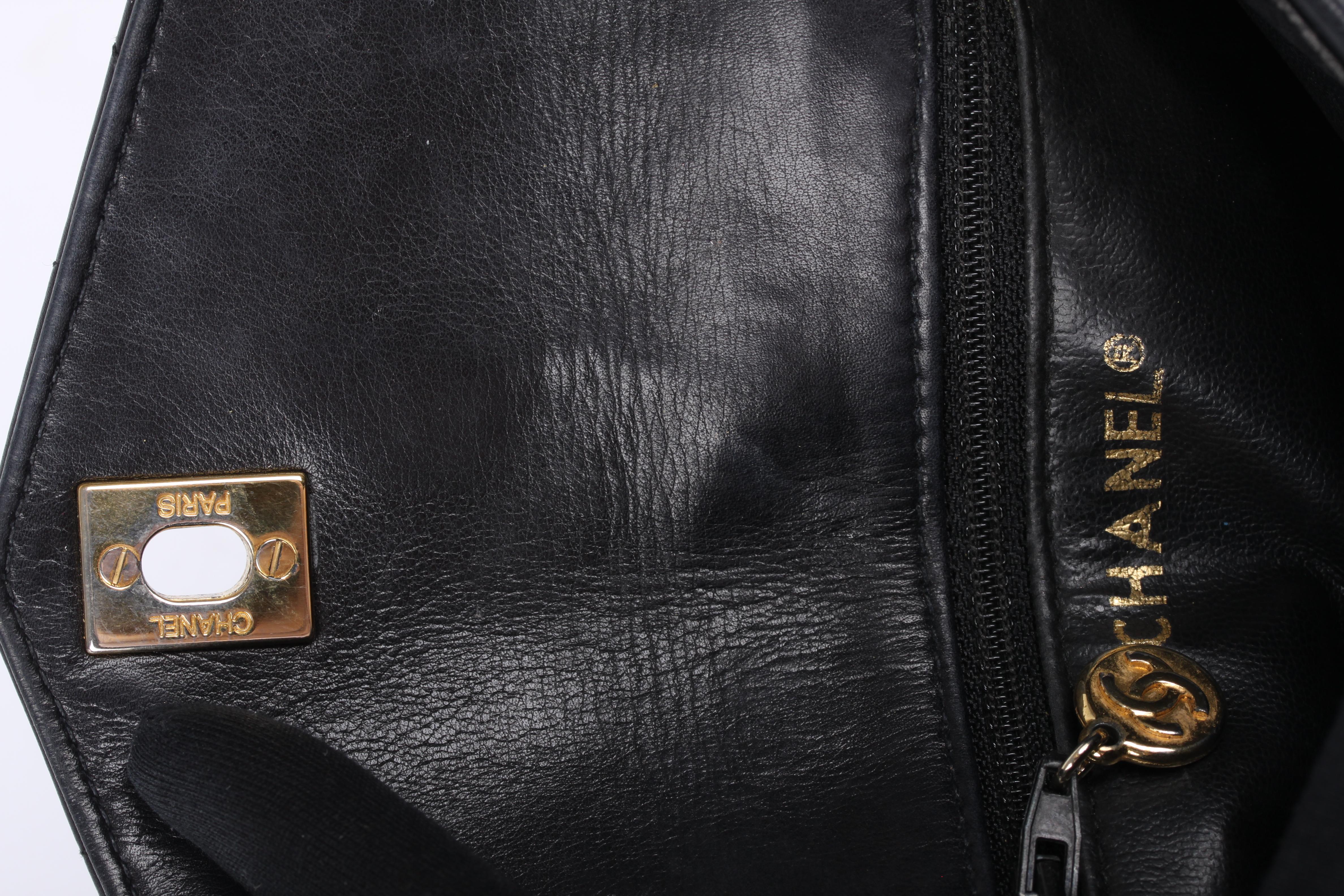 Chanel Belt Bag Leather - black/gold 3