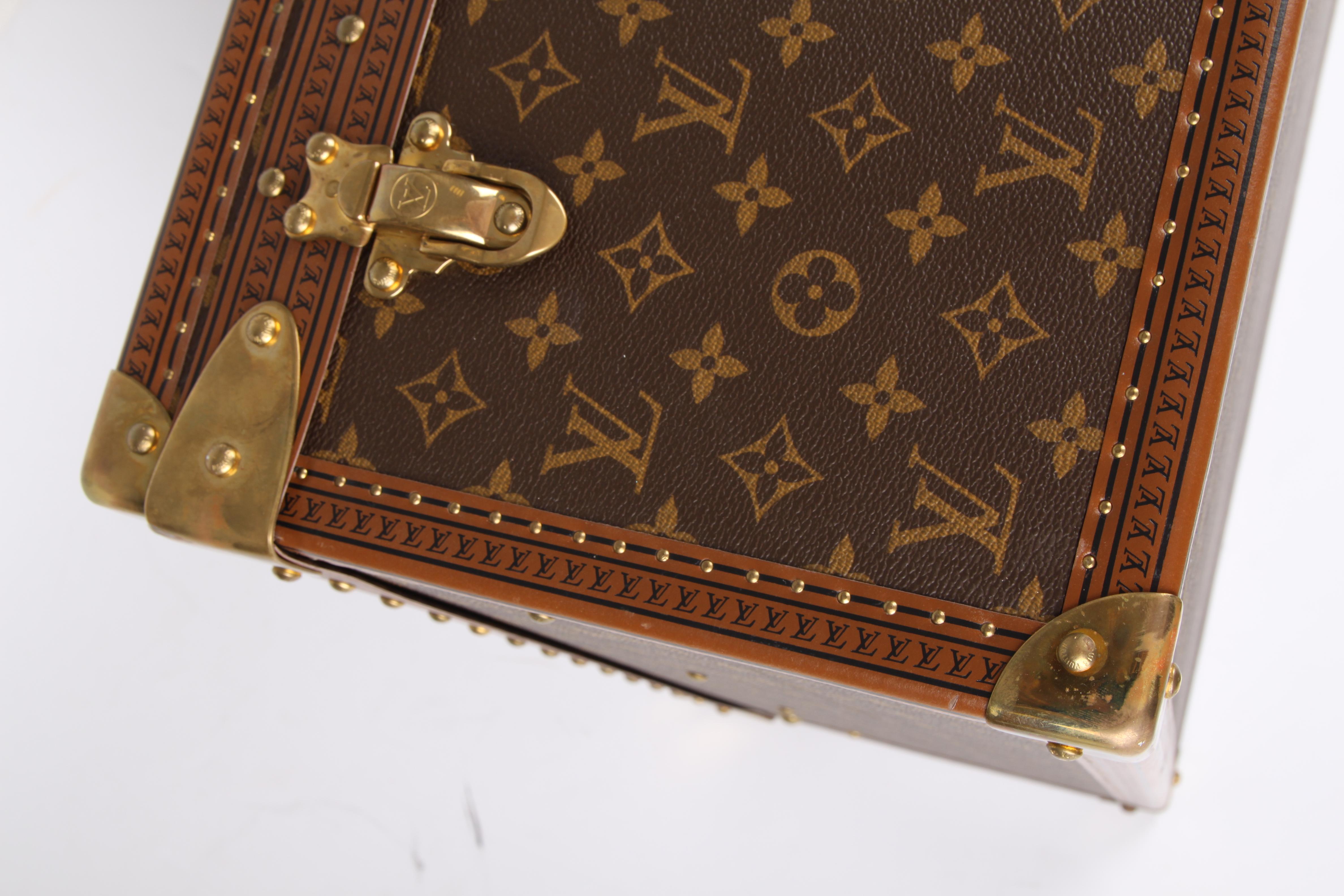   Louis Vuitton Monogram Trunk Suitcase - brown   Louis Vuitton Monogram Trunk S 3