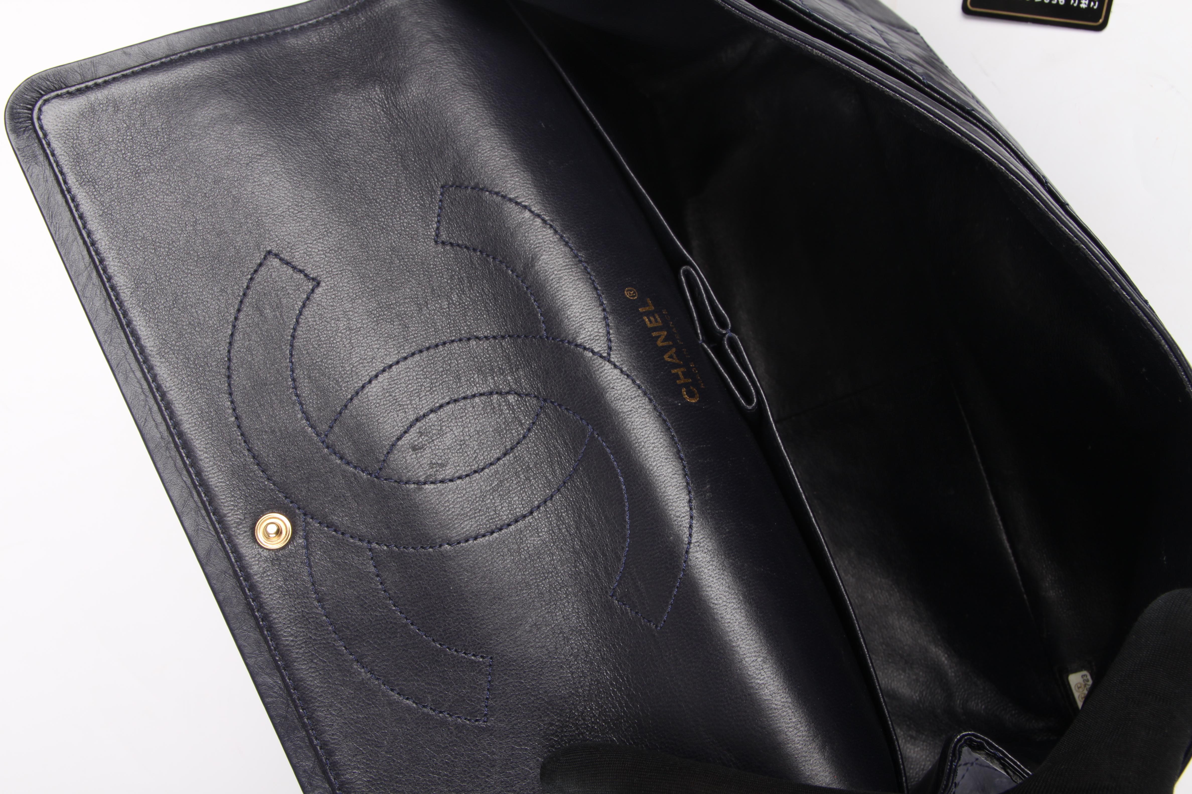 Chanel Reissue 2.55 Timeles Double Flap Bag 227 - dark blue 5
