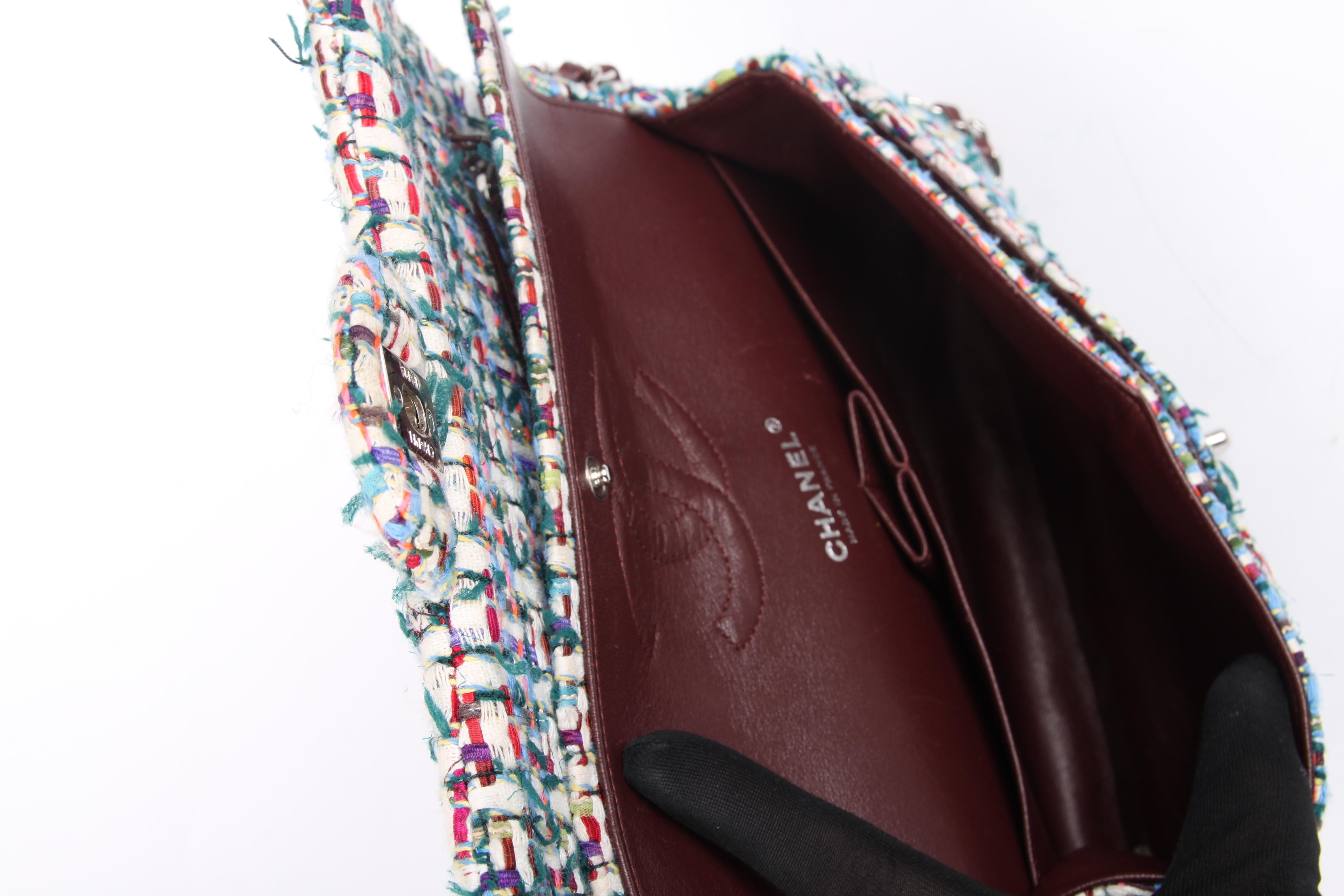 Chanel 2.55 Boucle Medium Classic Double Flap Bag - multi color 3
