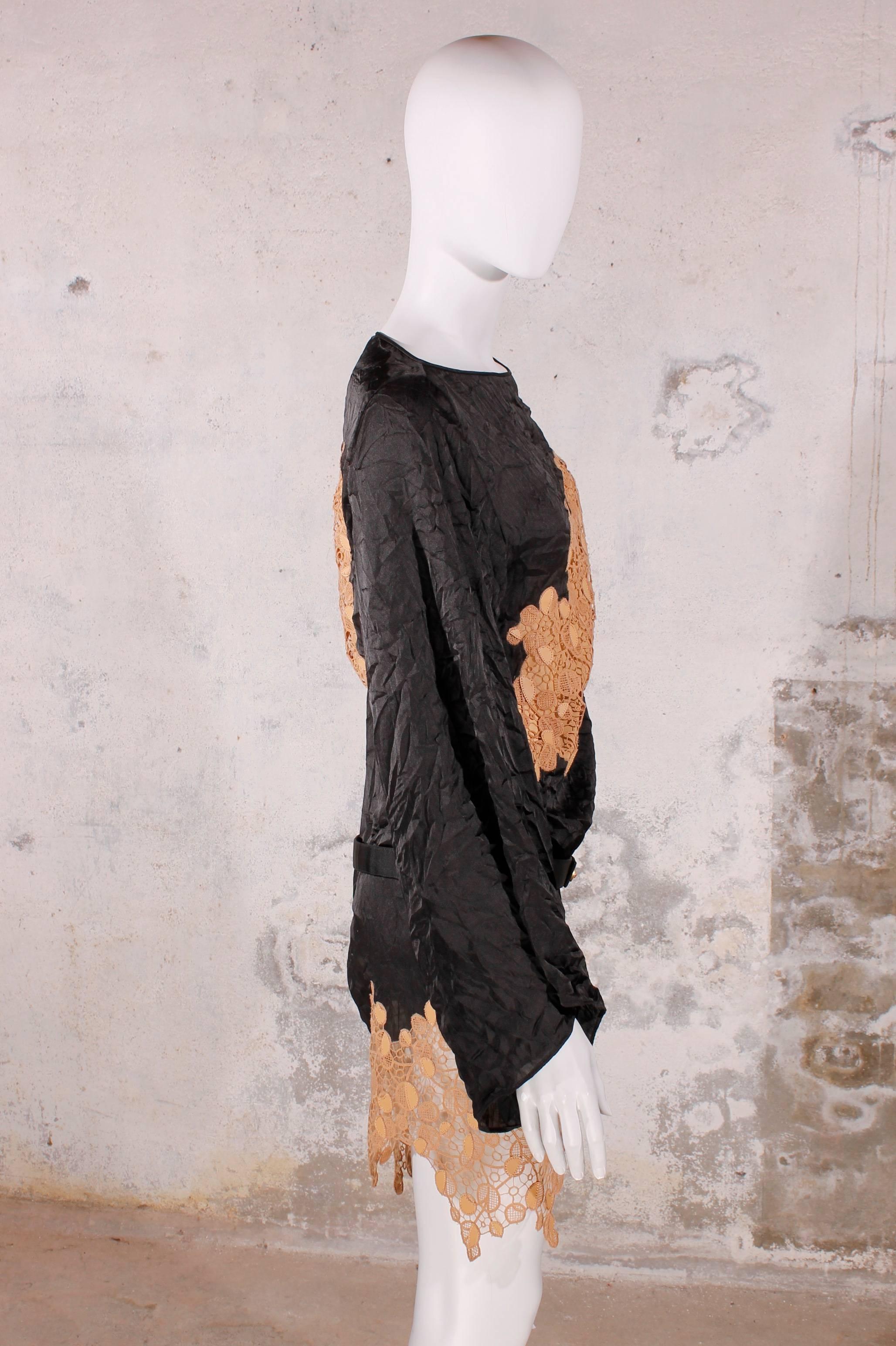 Women's Versace Dress black/nude lace - spring/summer 2013