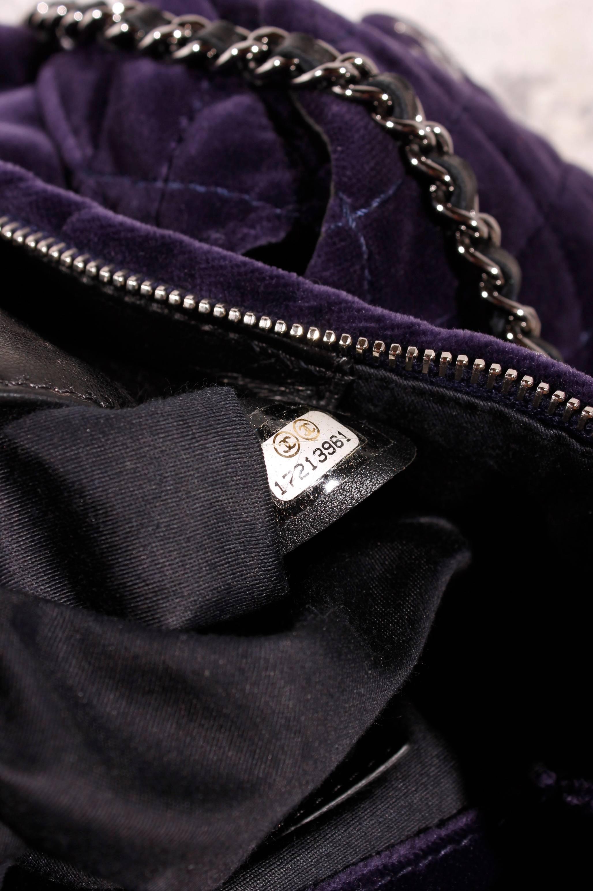 chanel backpack purple