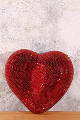 Judith Leiber Heart 'n Soul Sequin Clutch Bag