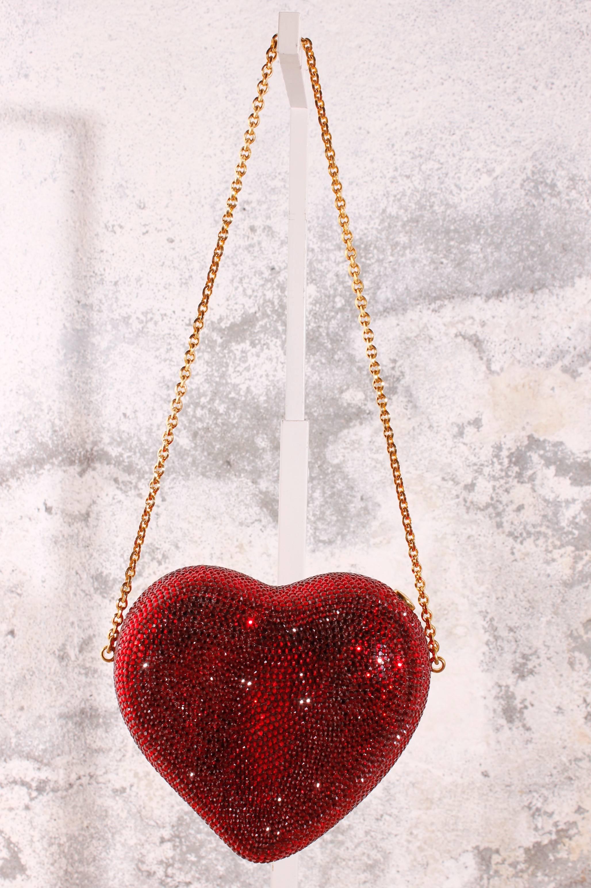 judith leiber heart purse