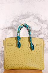 Hermès Birkin Bag - Lime Green Ostrich Leather 35cm