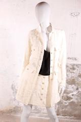 Chanel Jacket & Skirt - off-white wool/silk