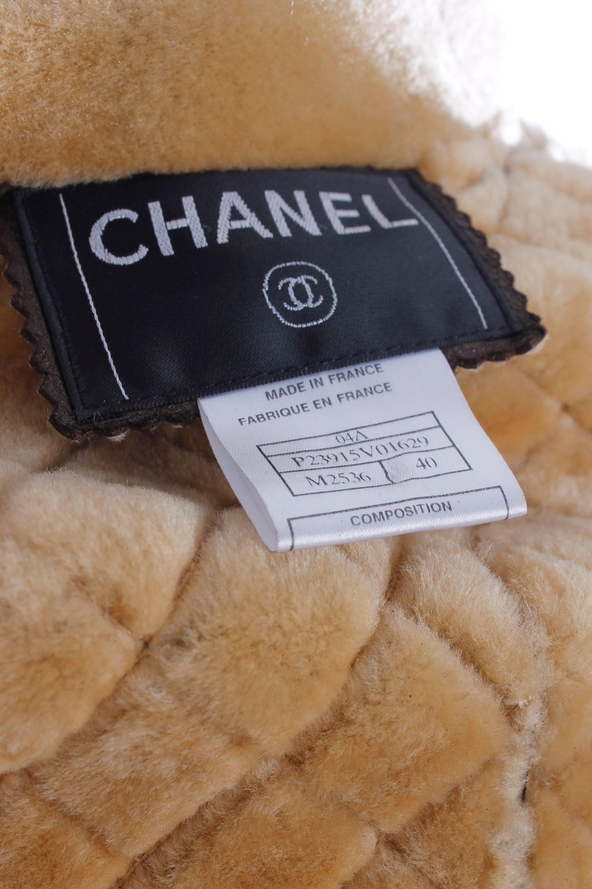 Chanel Lammy Coat - brown/gold 2