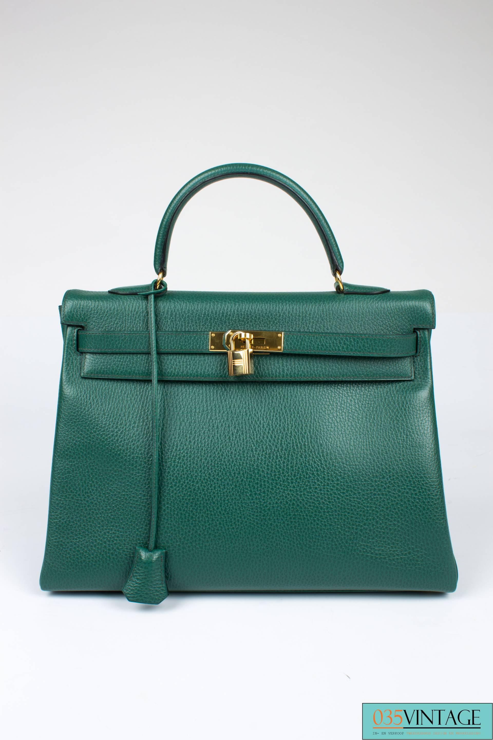 green kelly bag