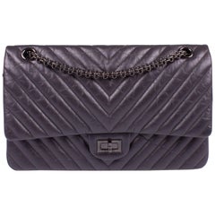 Chanel 2.55 Reissue Chevron 224 Flap Bag - So Black