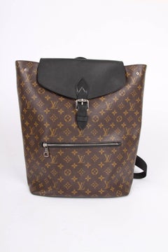 Louis Vuitton Monogram Macassar Canvas Palk Backpack Bag - brown/black