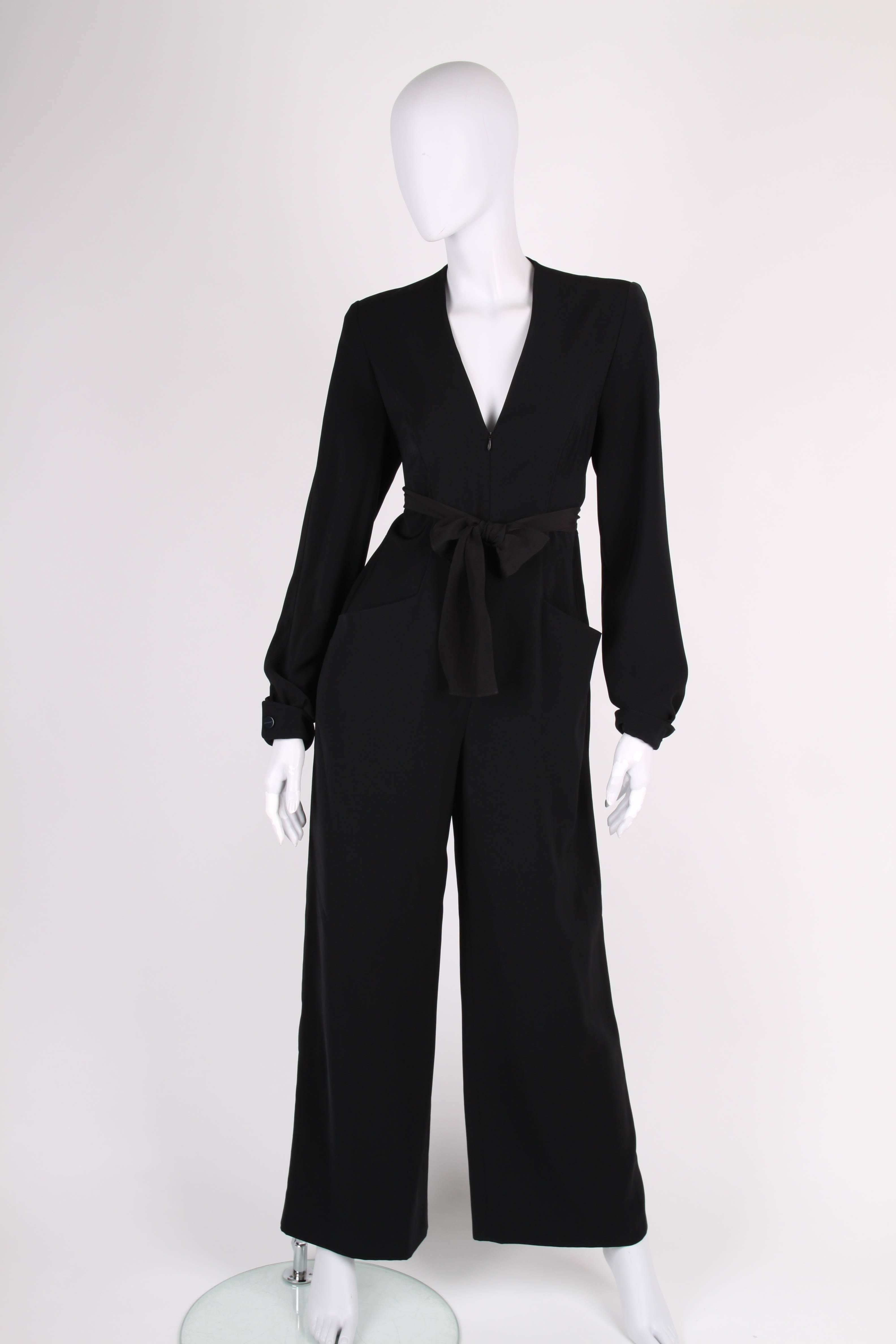 Women's Mugler Jumpsuit - black