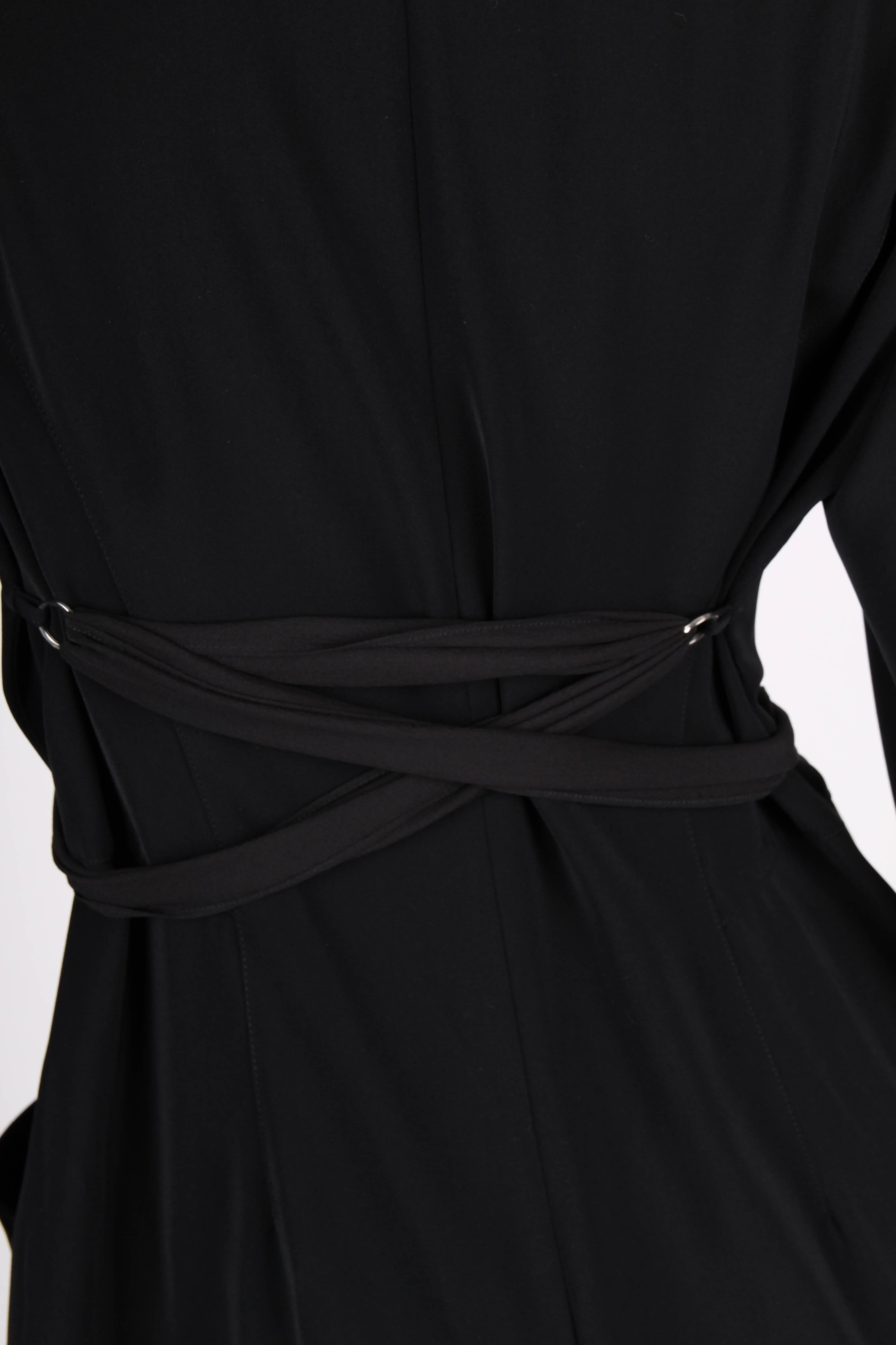 mugler black jumpsuit