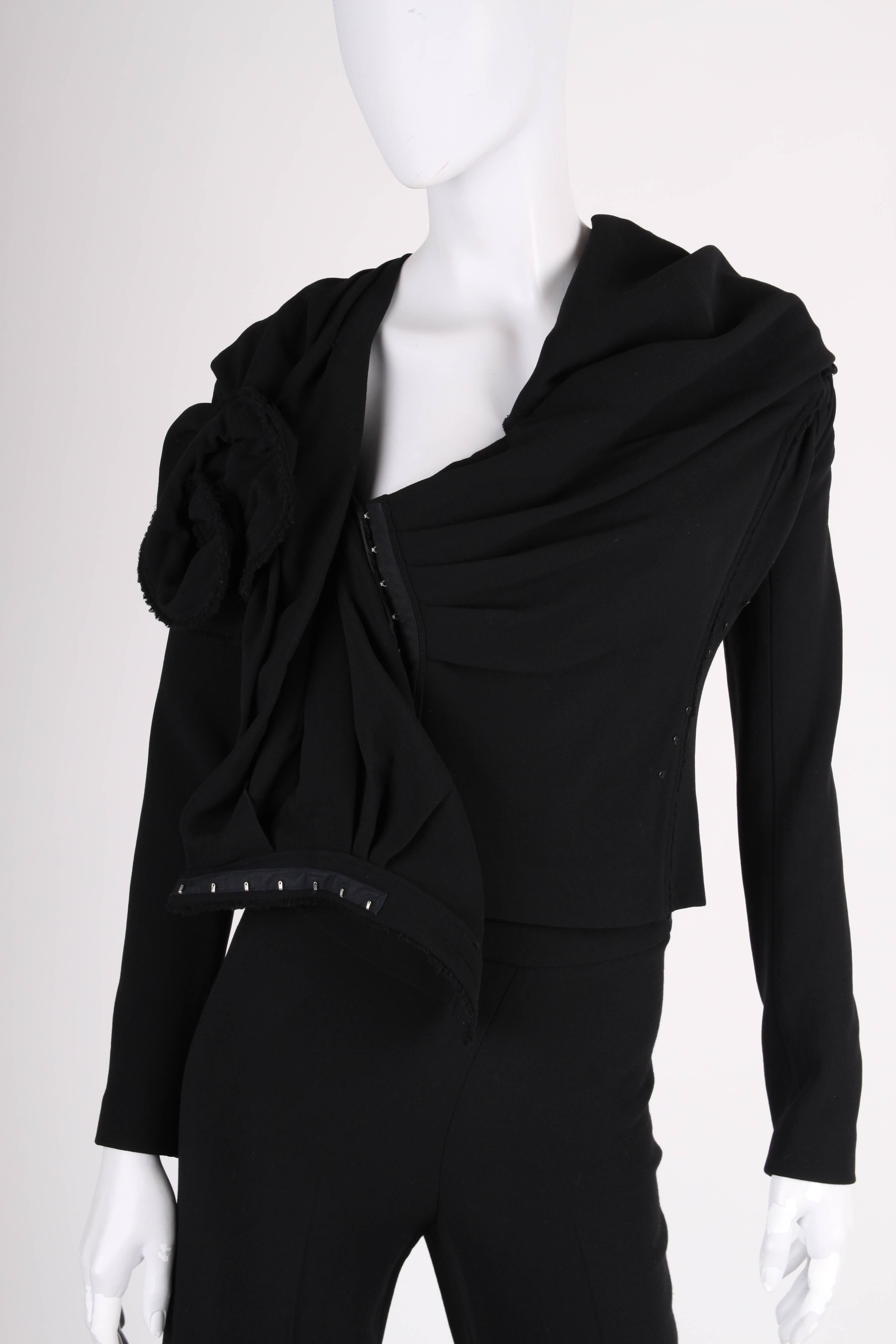 Donna Karan 2-pcs Suit - black In Good Condition In Baarn, NL