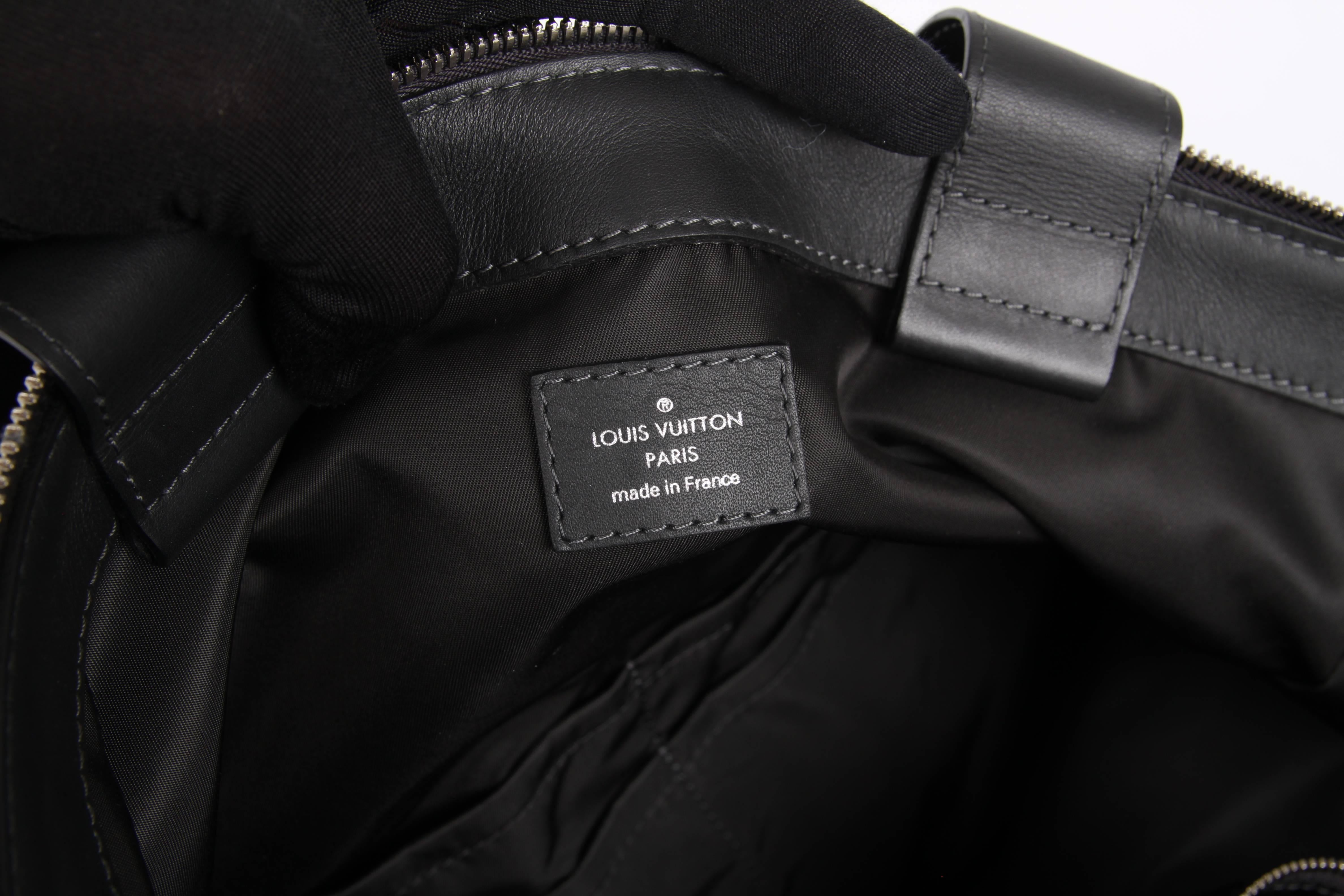 Louis Vuitton V-Line Move Leather Tote Shoulder Bag - asphalt gray 2