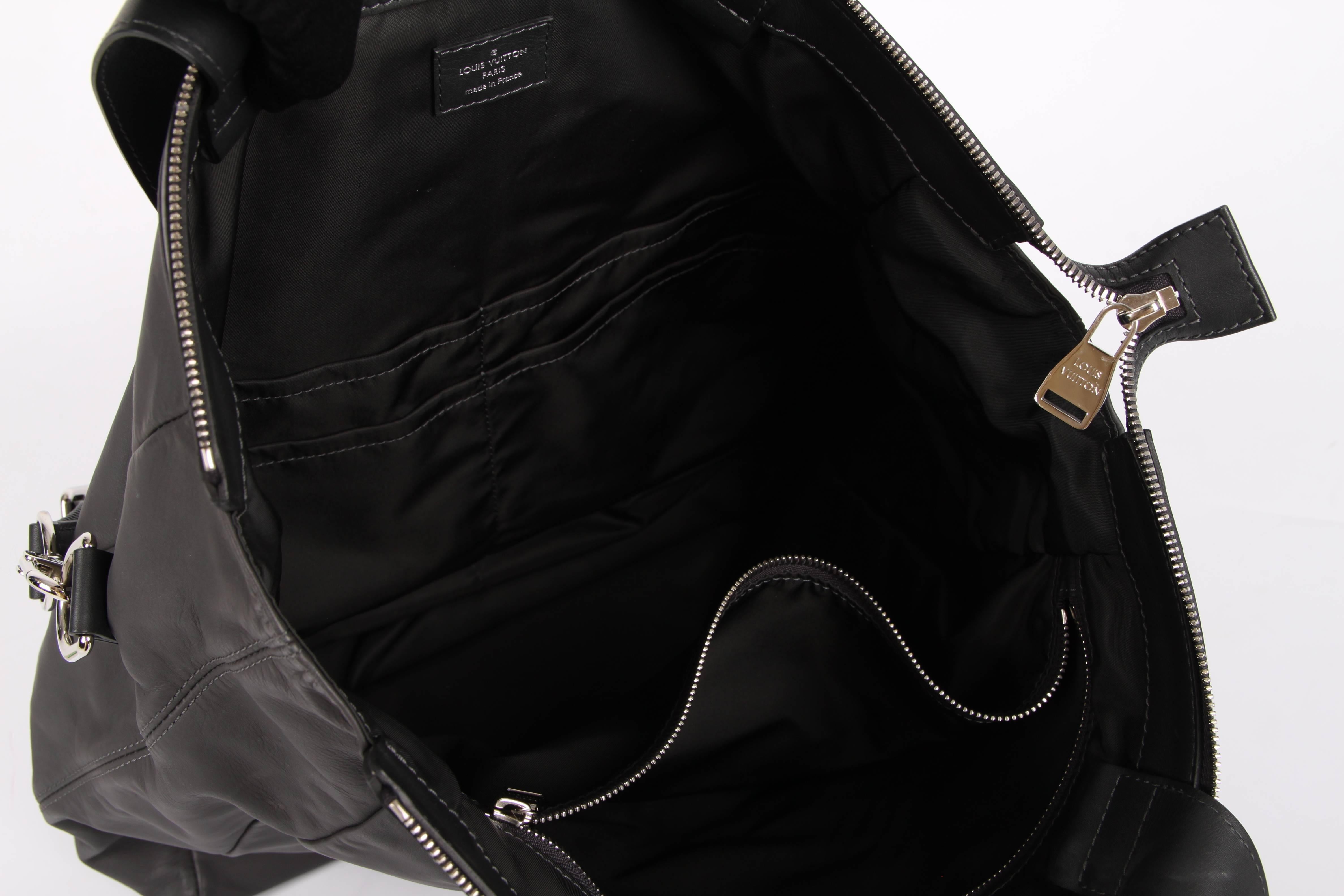 Louis Vuitton V-Line Move Leather Tote Shoulder Bag - asphalt gray 1