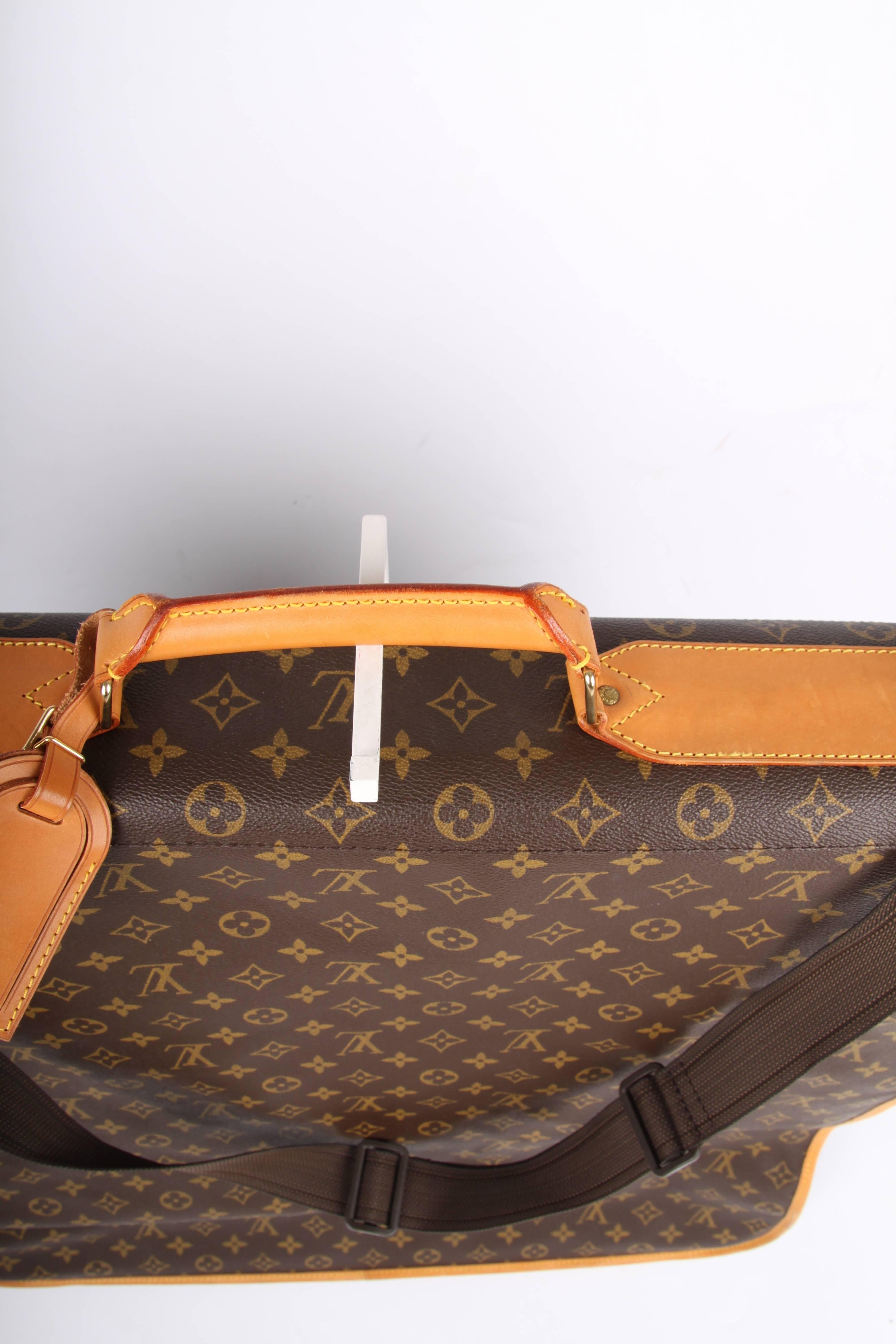 Louis Vuitton Monogram Canvas Garment Carrier Bag 5 hangers brown at 1stDibs louis vuitton
