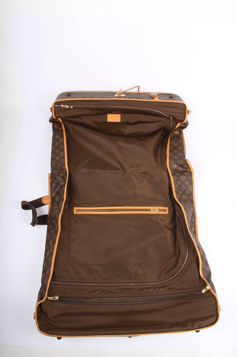 Louis Vuitton Monogram Canvas Garment Carrier Bag 5 hangers brown at