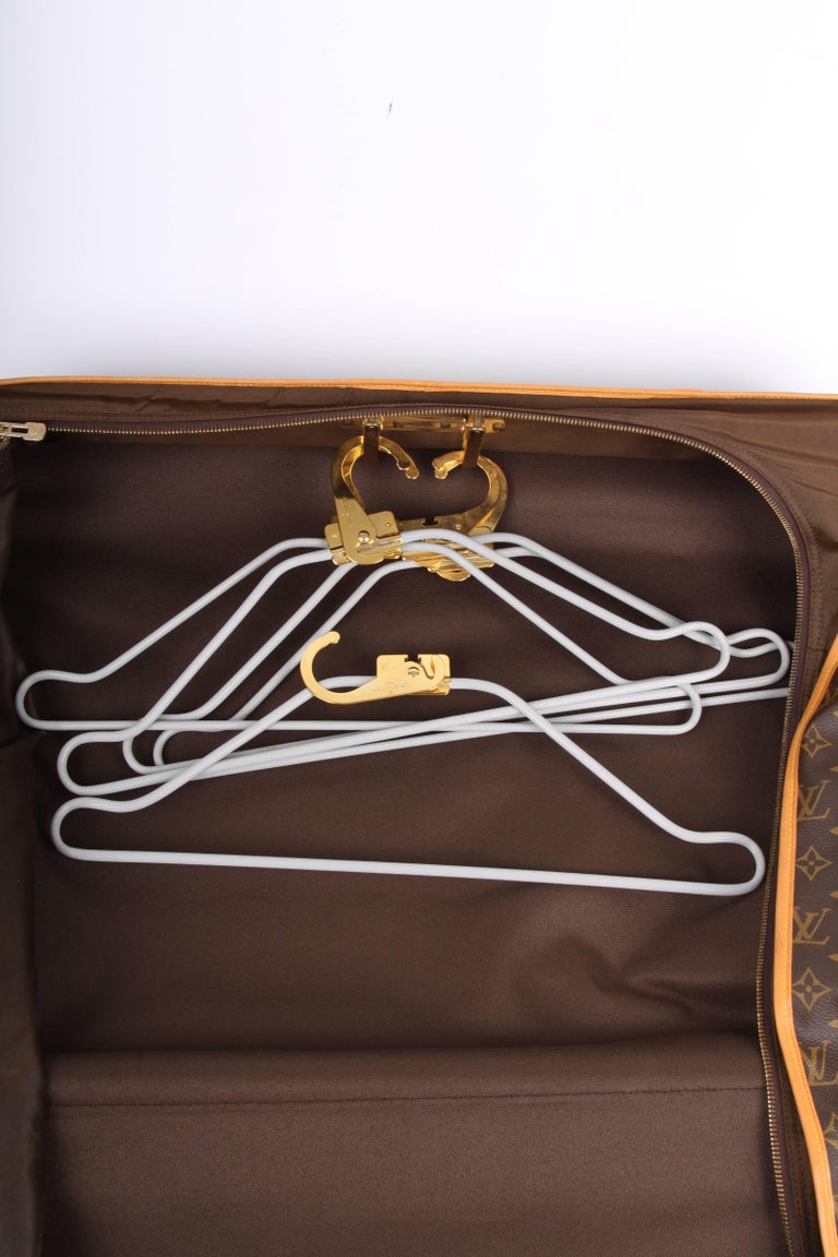 Louis Vuitton Monogram Canvas Garment Carrier Bag 5 hangers brown at 1stDibs louis vuitton